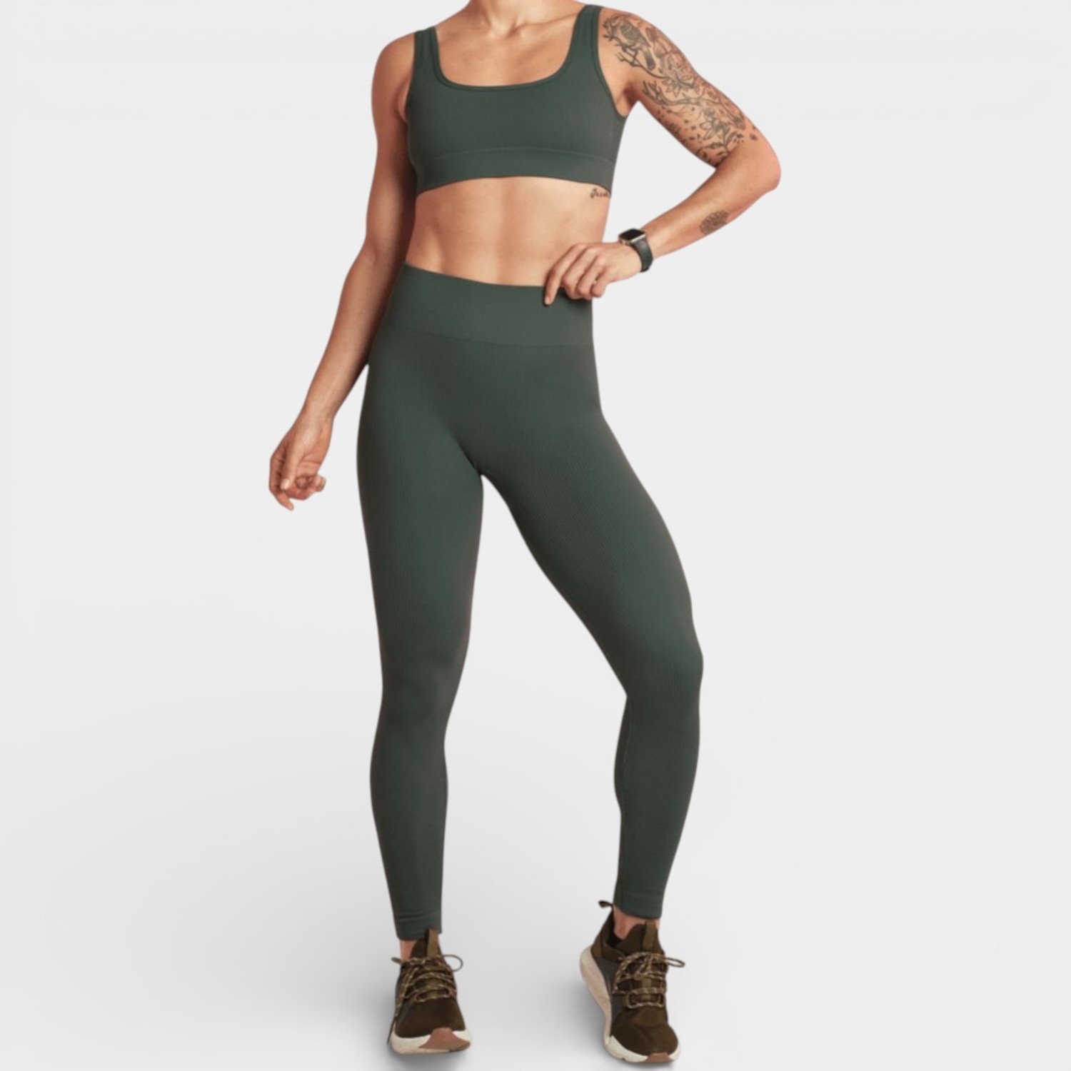 Calça Legging Lupo Sem Costura Canelada Feminina - Foto 1