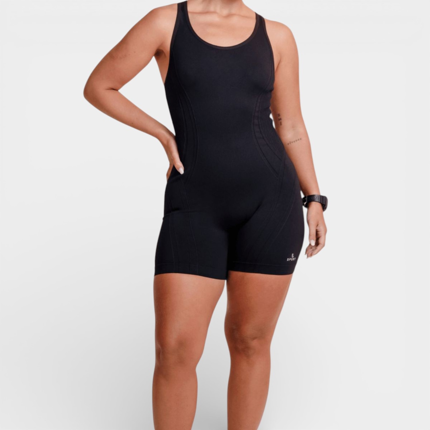 Macaquinho Legging Lupo LSport Max Feminina - Foto 3