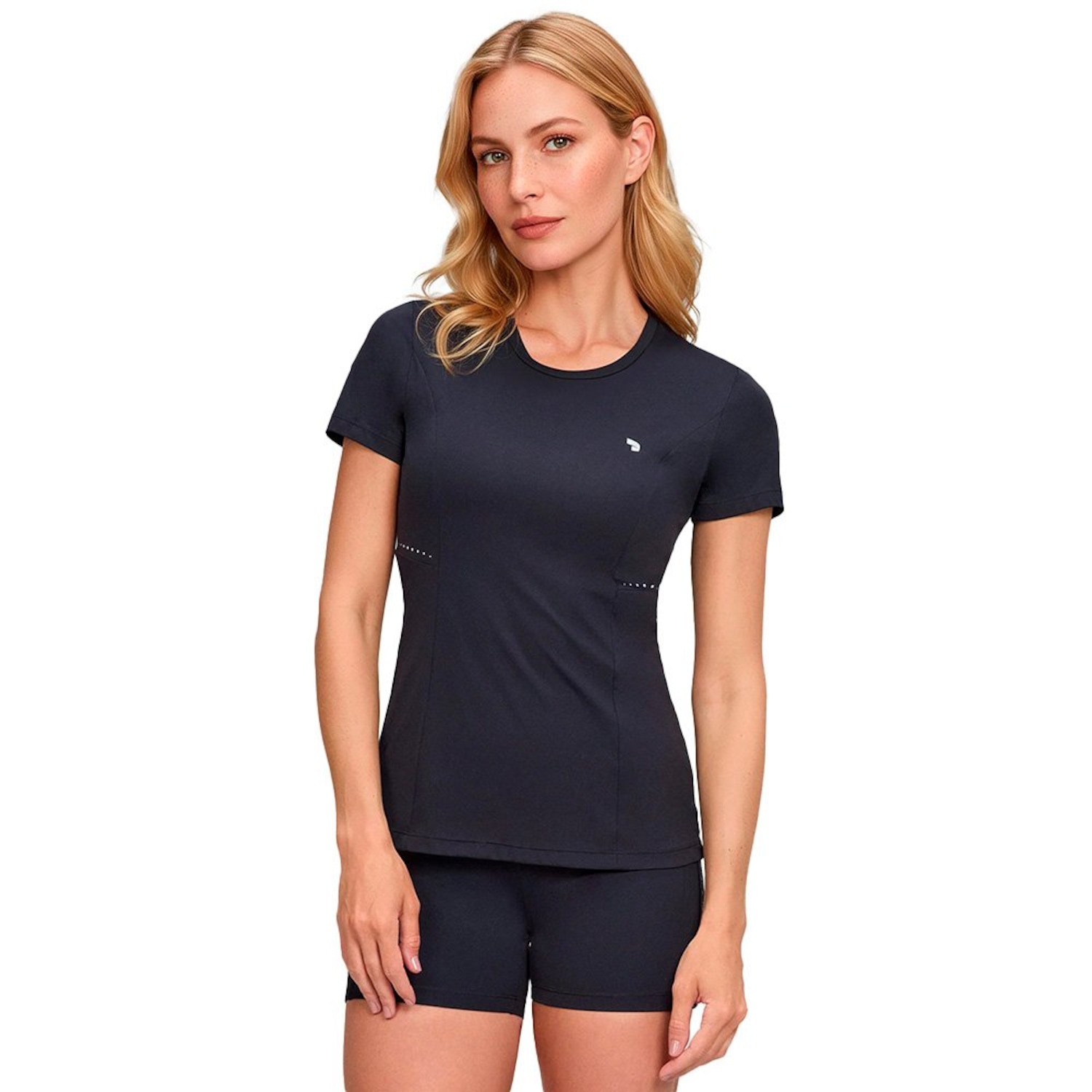 Camiseta Alto Giro Tule Feminina - Foto 1