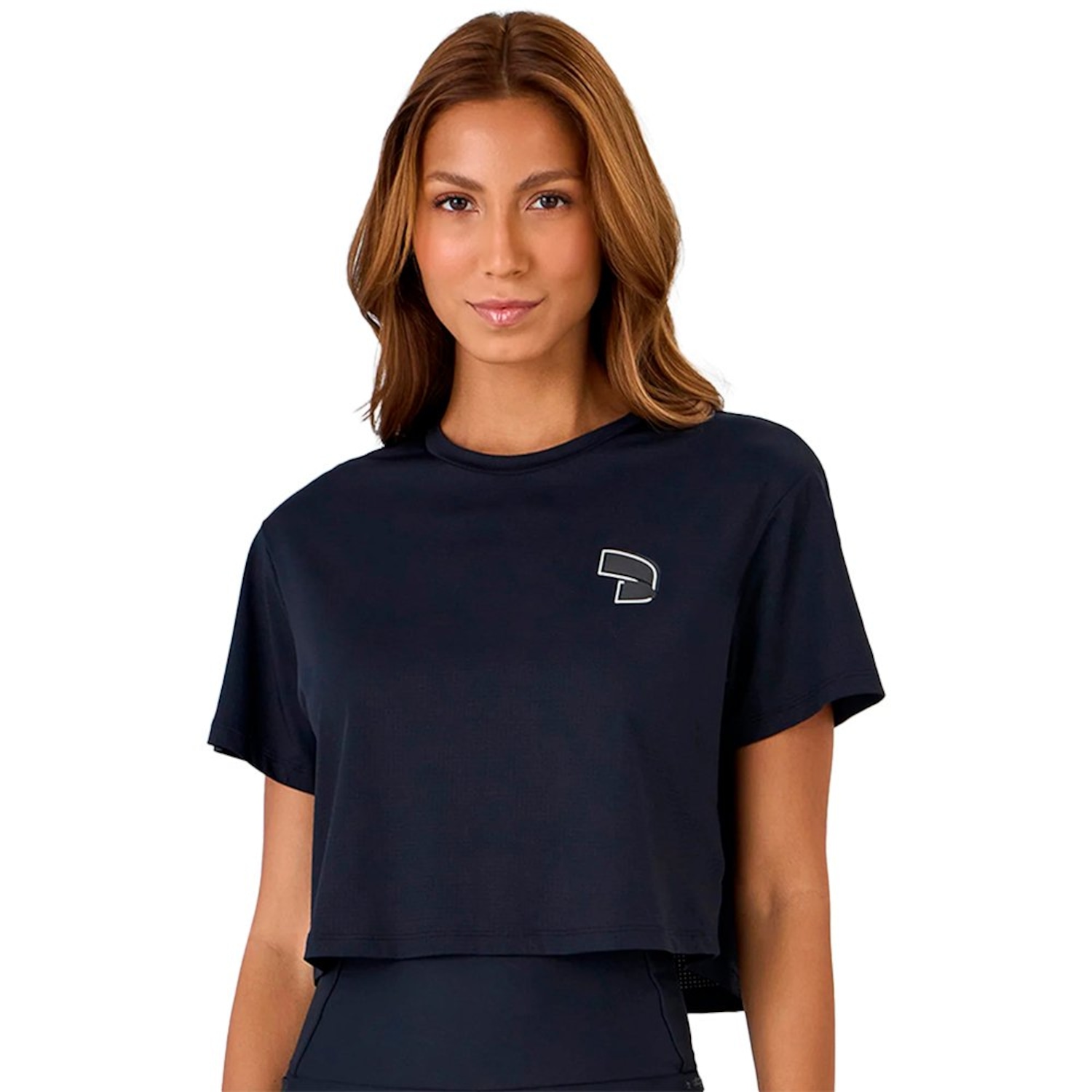 Blusa Cropped Alto Giro Aerodry Feminina - Foto 1