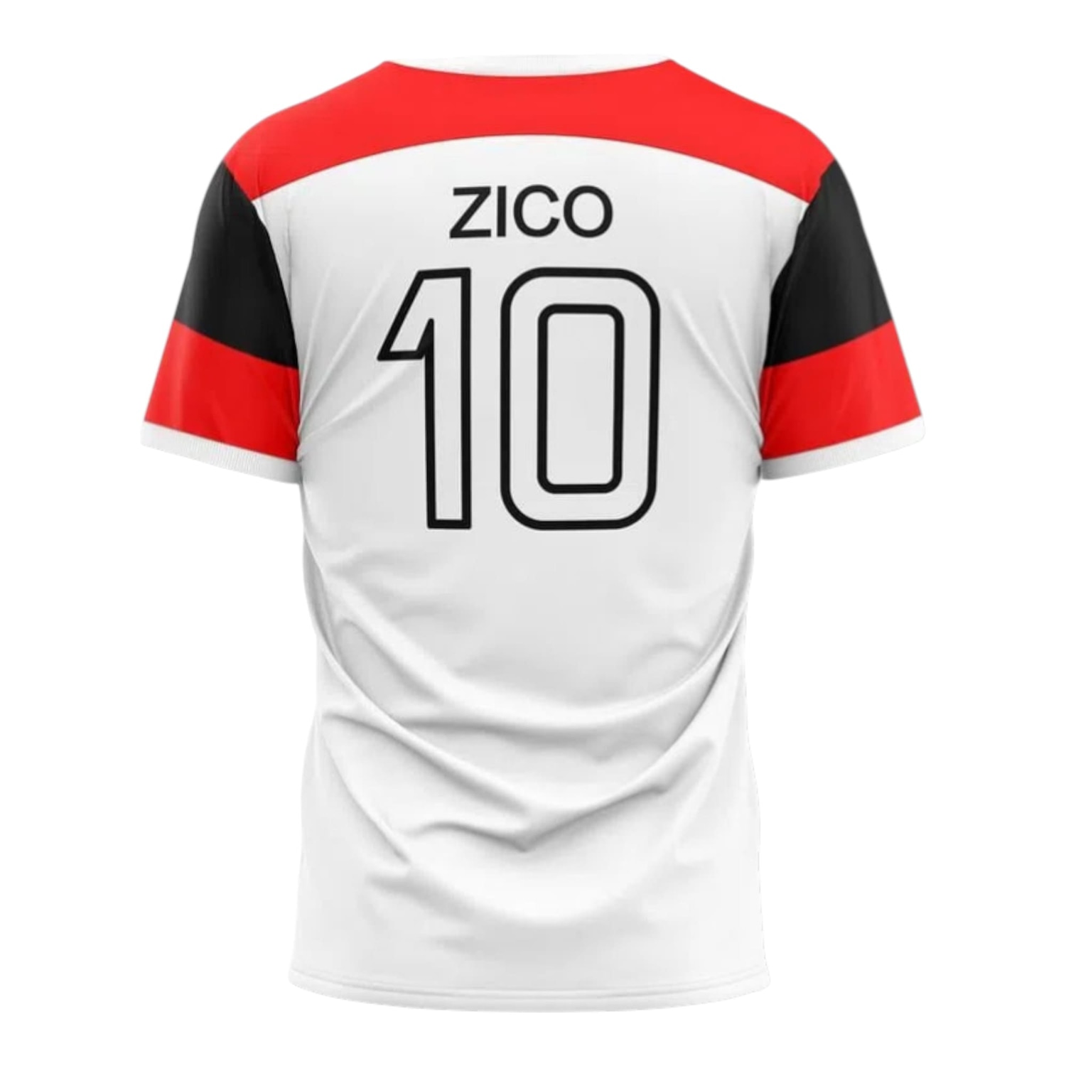 Camisa do Flamengo Zico 1981 Retrô Oficial - Masculina - Foto 2