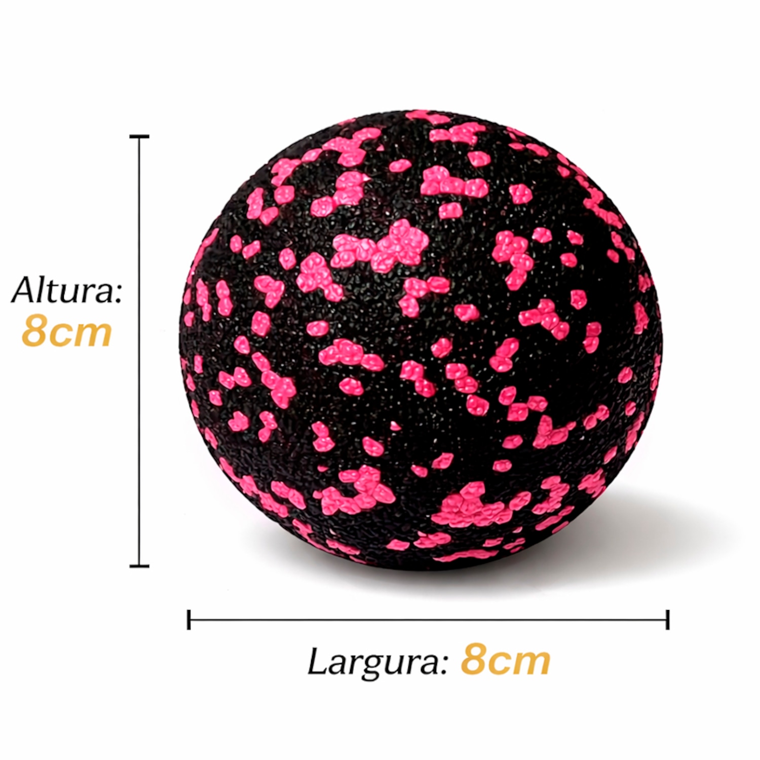 Bola de Massagem Gold Sports EPP – Alta Densidade  8cm - Foto 2