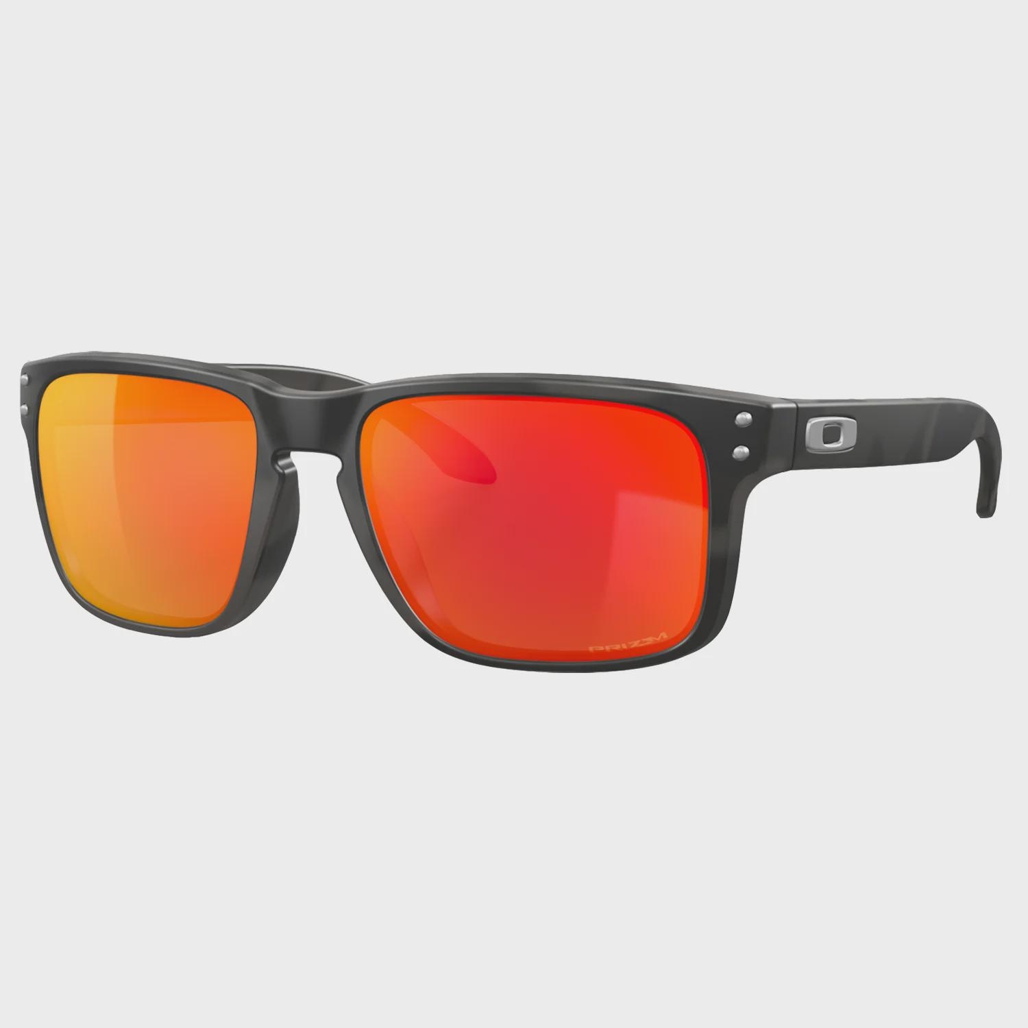 Óculos de Sol Oakey Holbrook Matte Black Camo Prizm Ruby Masculino - Foto 1