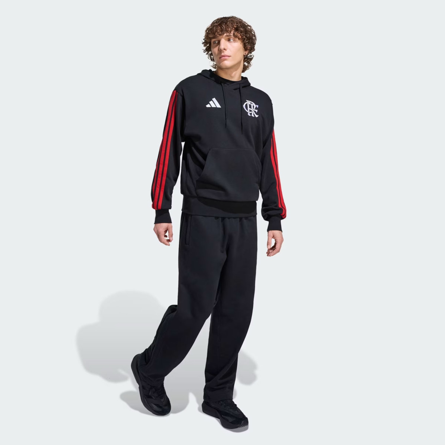 Blusão Moletom adidas Flamengo DNA Masculino - Foto 2