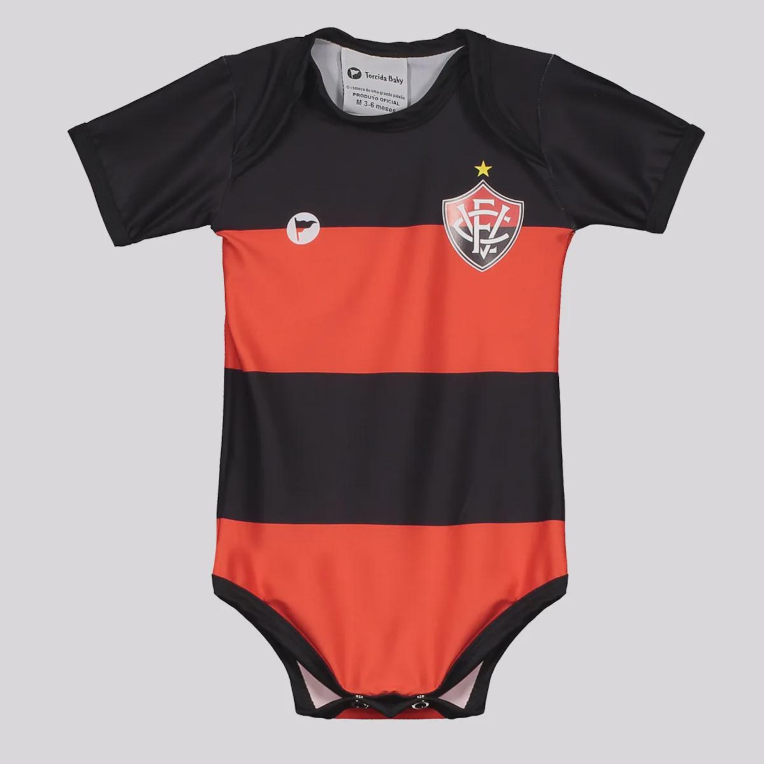 Body Vitória Listrado UV Infantil - Foto 1