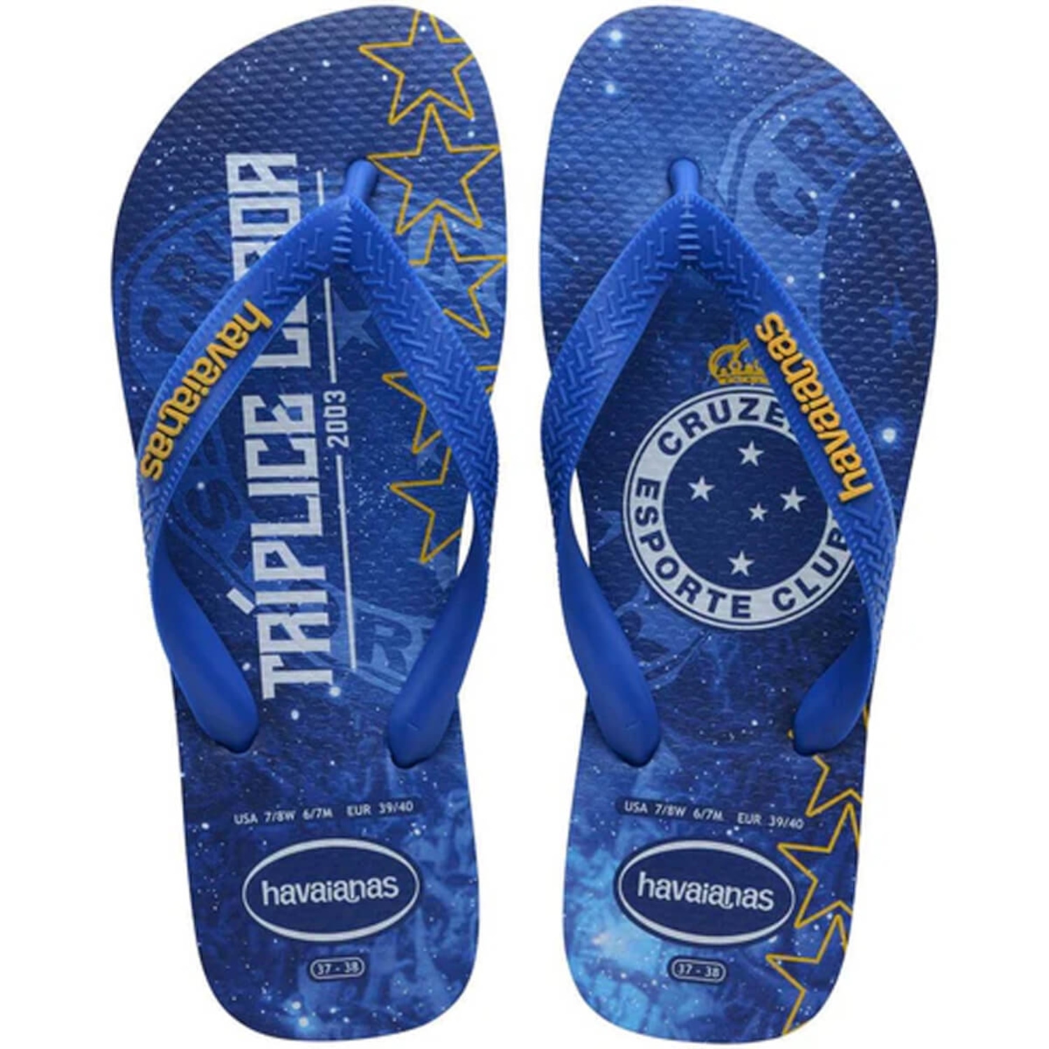 Chinelo Top Times Cruzeiro Unissex Havaianas - Foto 1