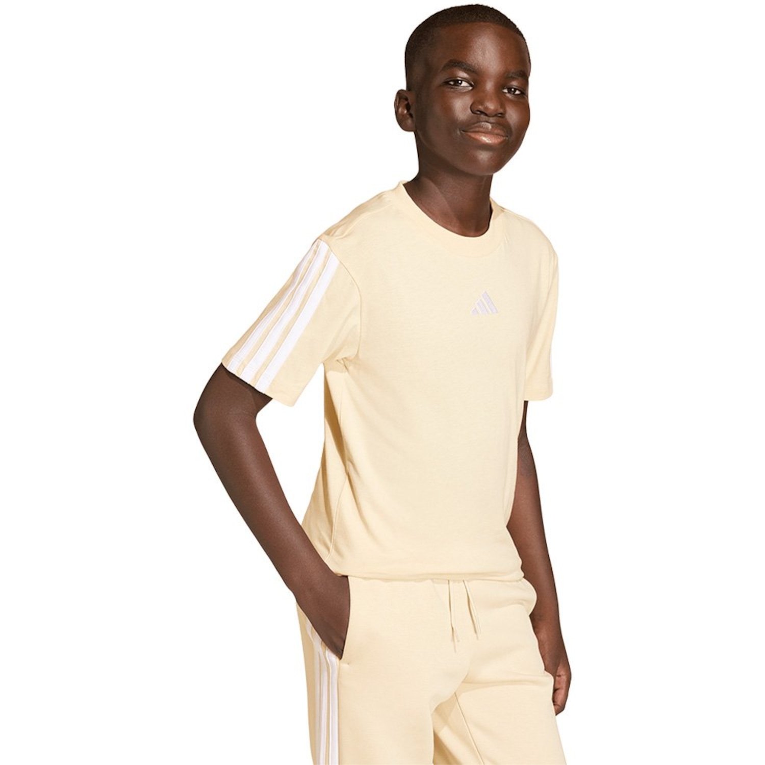 Camiseta 3s Tee 160 adidas Infantil - Foto 1