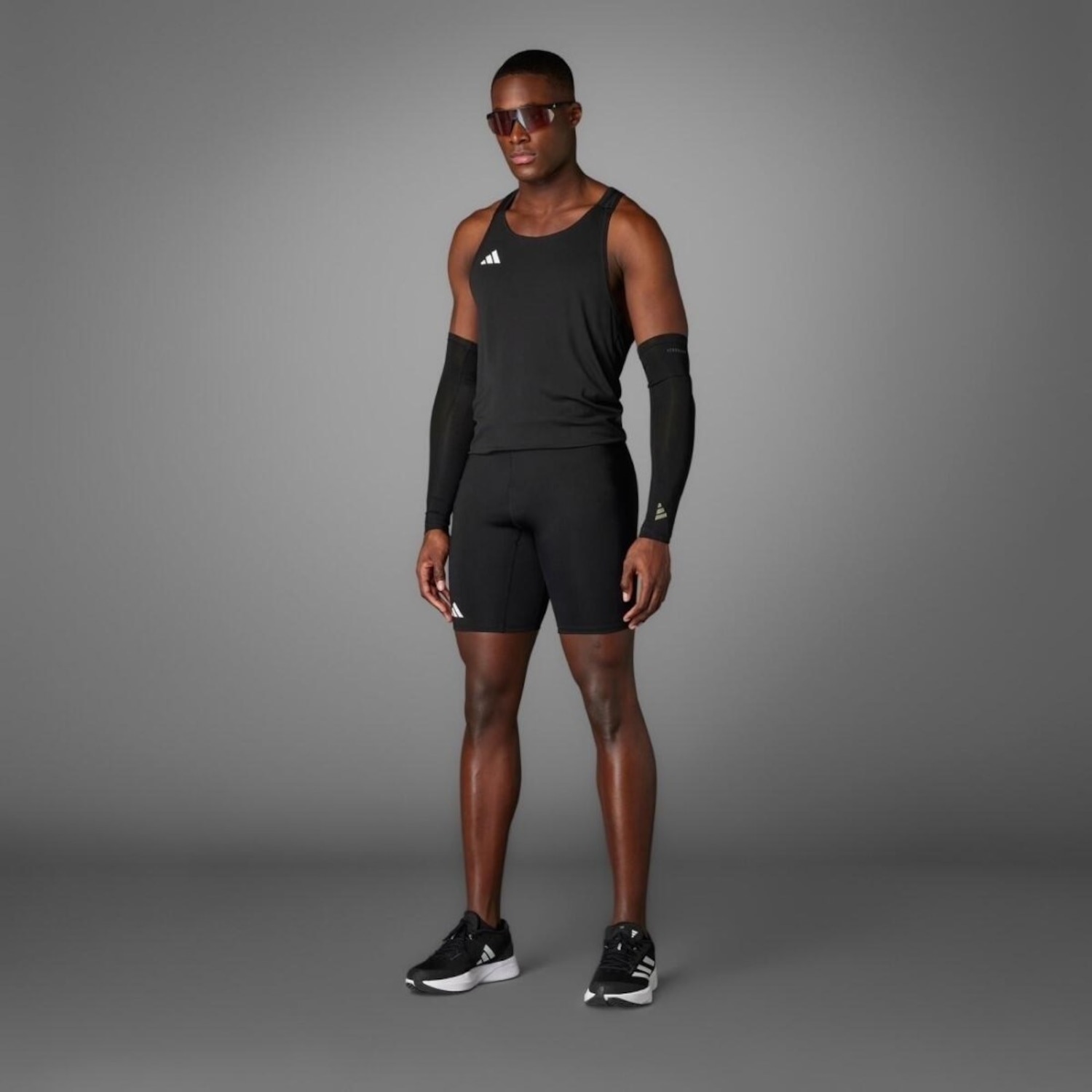 Bermuda De Compressão Legging Adizero adidas Masculina - Foto 2