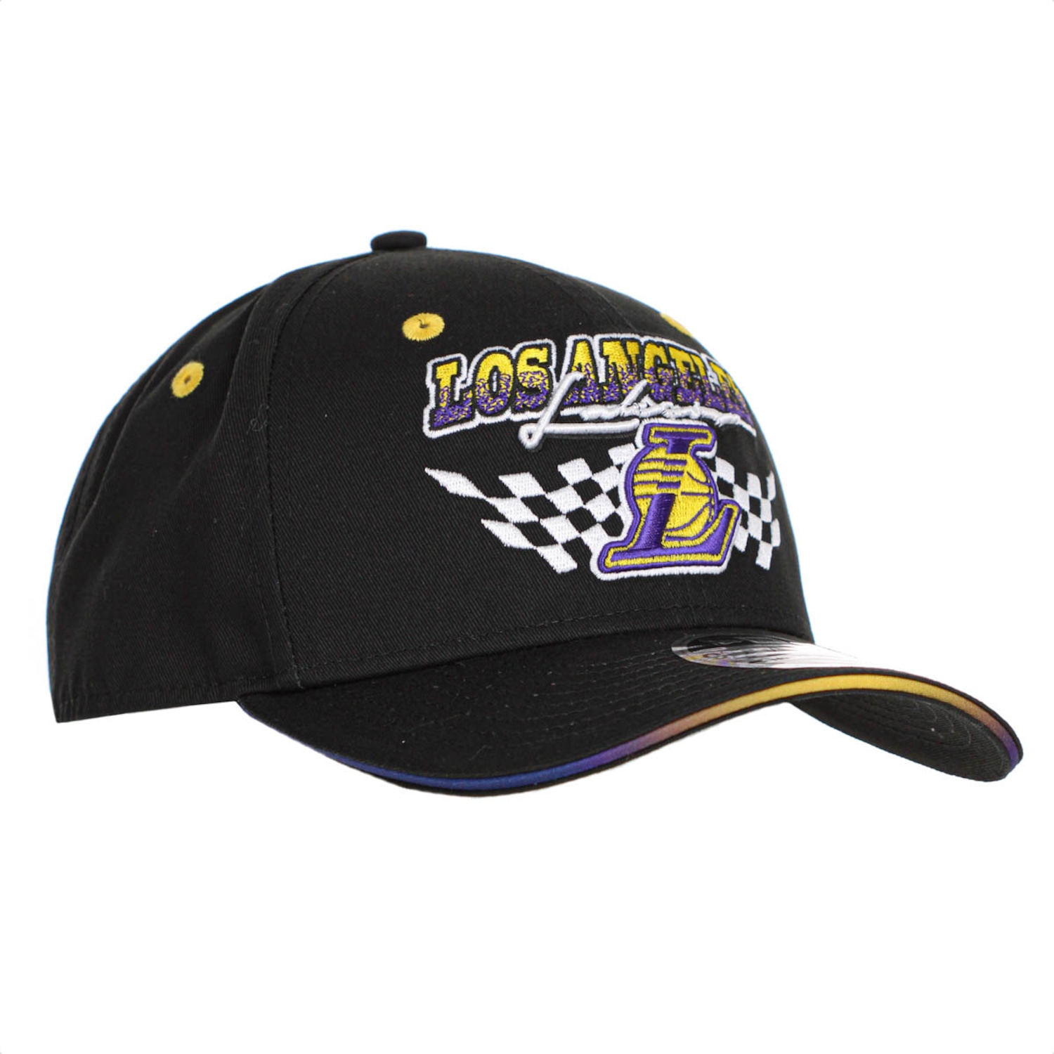Boné Aba Curva 9Seventy Los Angeles Lakers NBA New Era Unissex - Foto 1