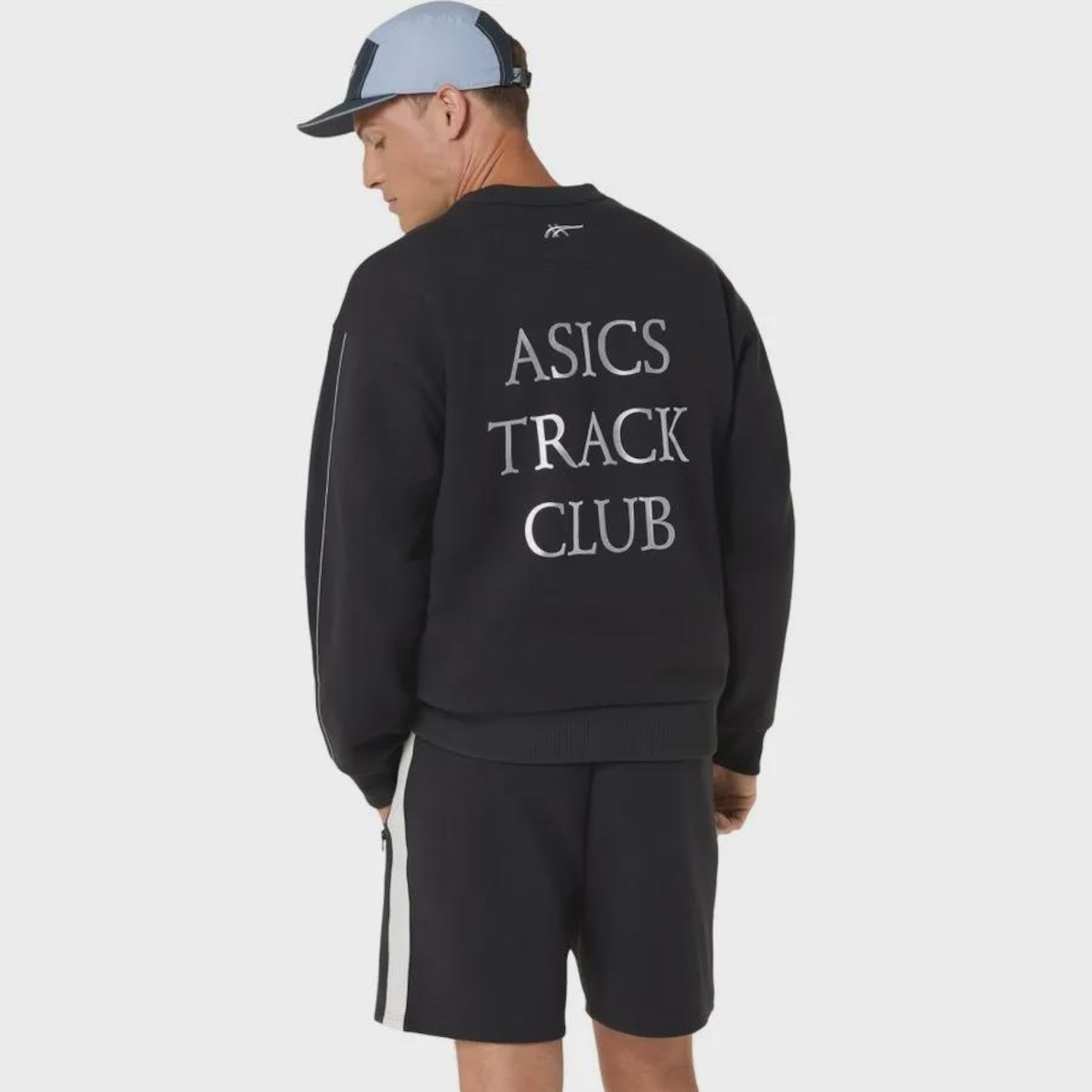 Camiseta Asics ML Track Club Heritage Crew-Neck Masculino - Foto 3