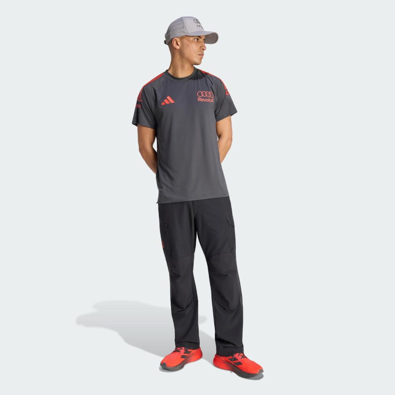 Camisets Audi Revolut F1 Team Mechanics adidas Masculino - Foto 4