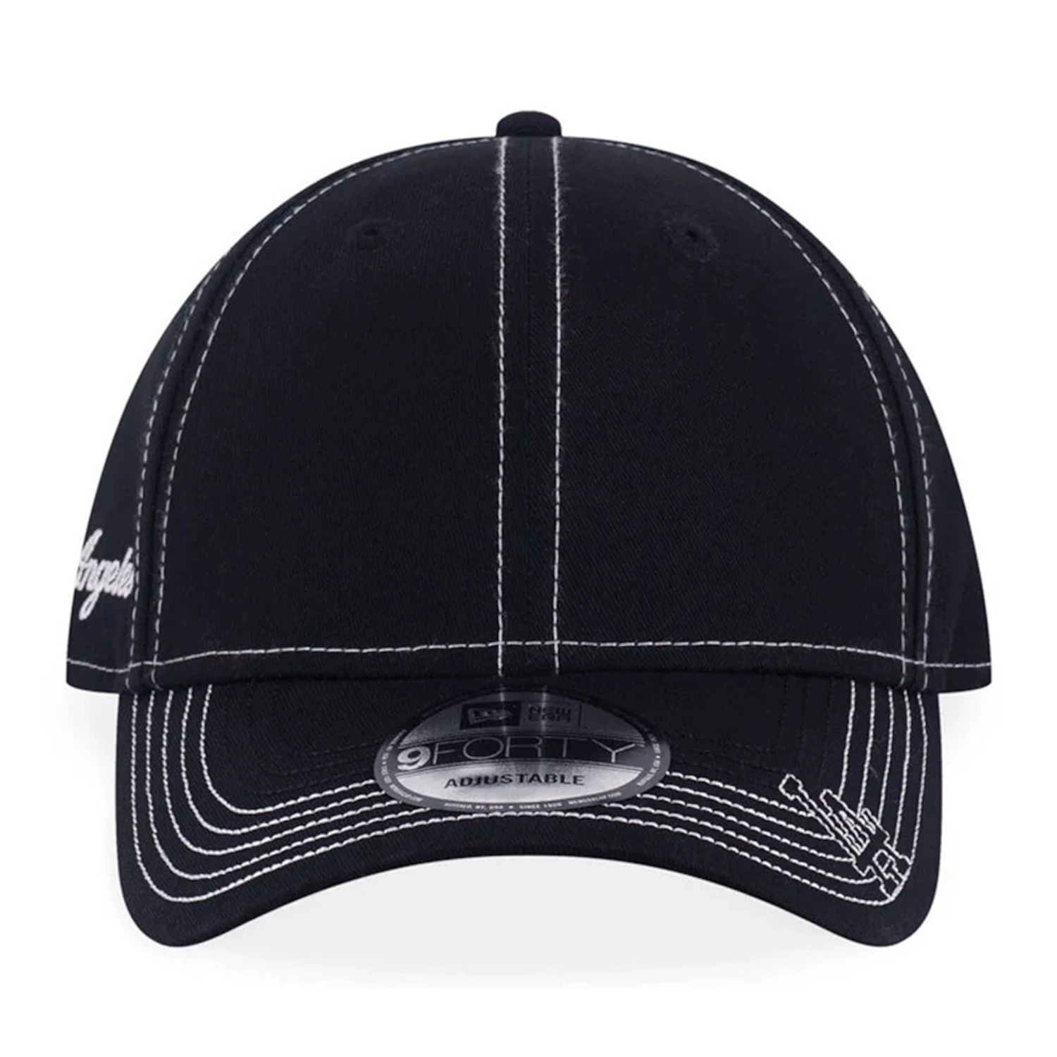 Boné Unissex New Era 9FORTY Los Angeles Dodgers MLB Contrast Aba Curva - Foto 2