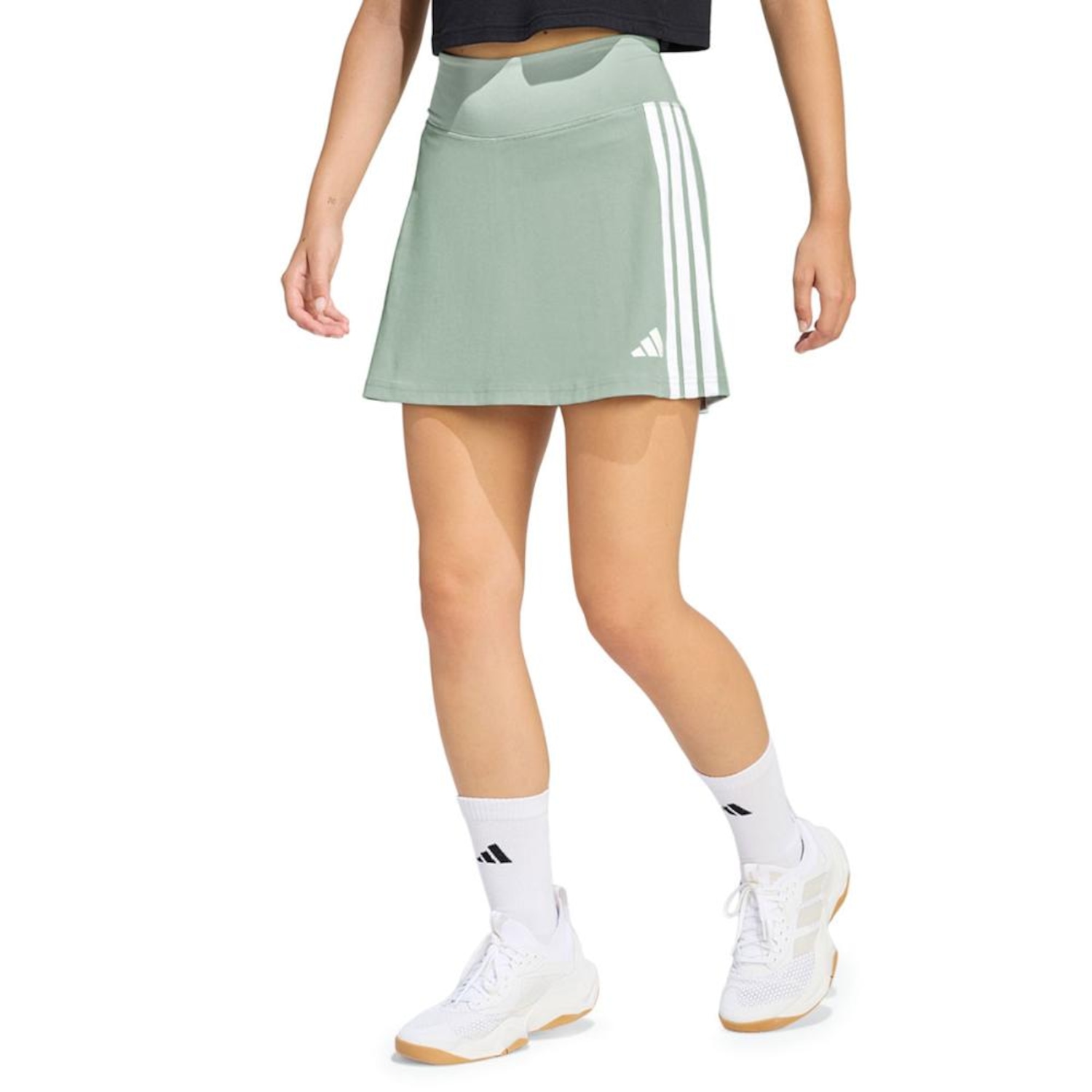 Saia Shorts adidas Train Essentials 3s Feminina - Foto 1