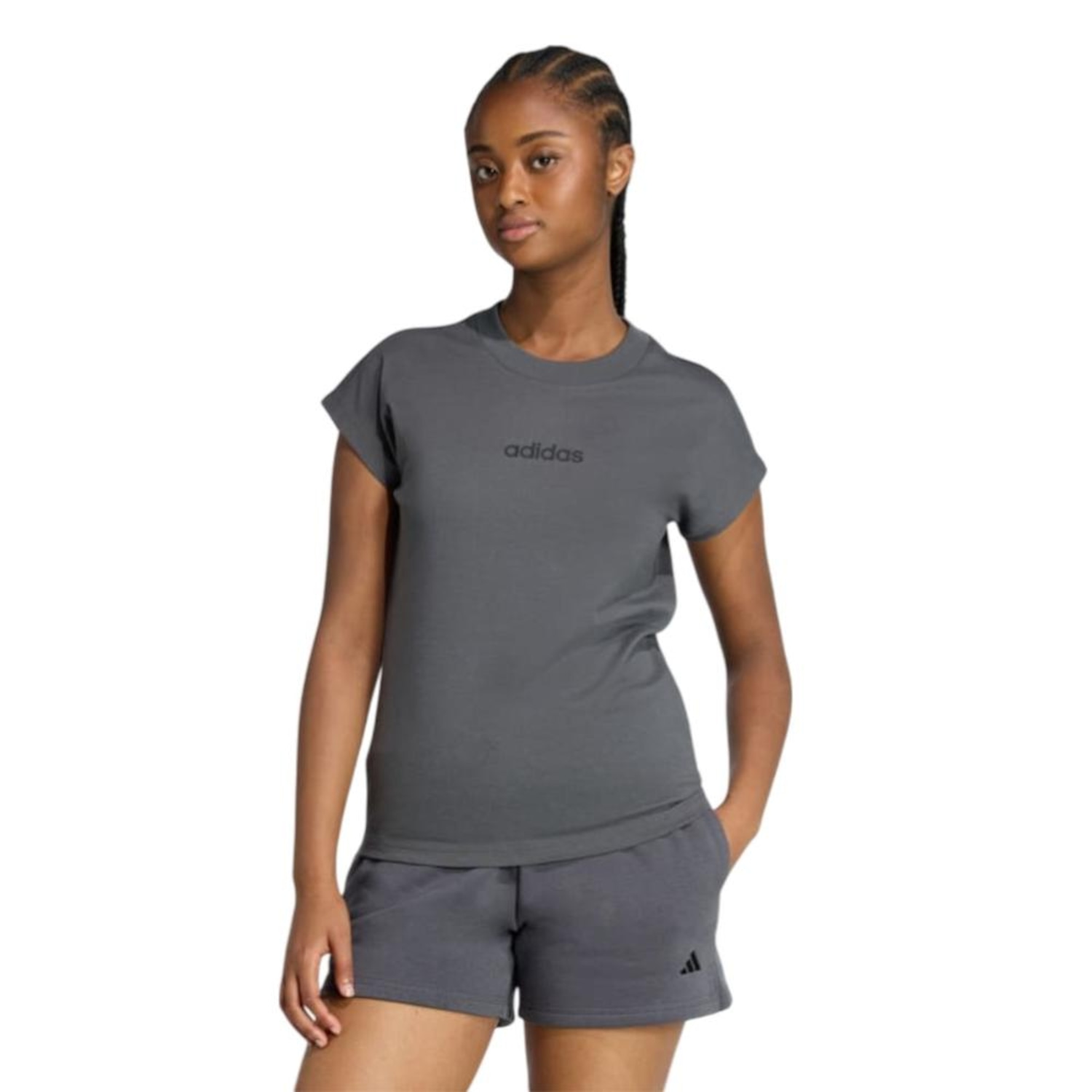 Camiseta adidas Essentials Linear Feminina - Foto 1