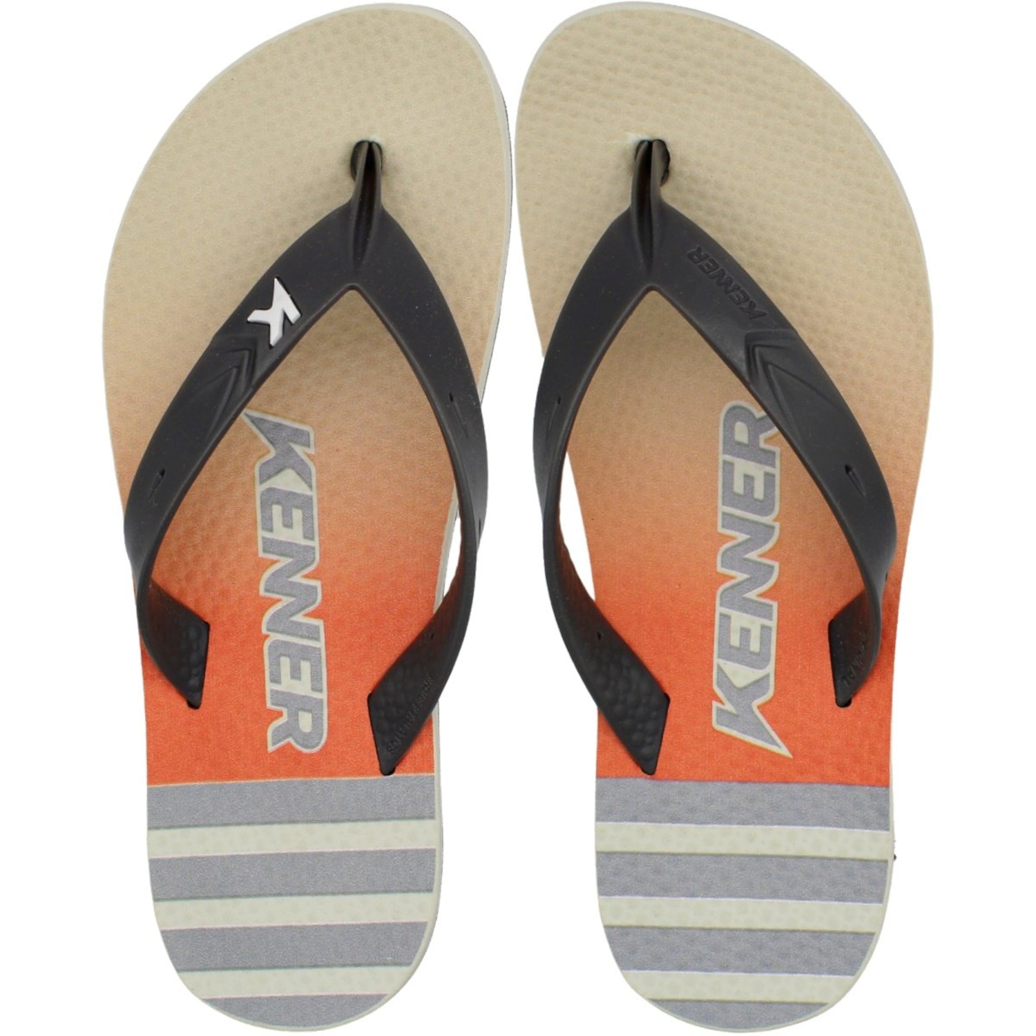 Chinelo de Dedo Kenner Summer Listras masculino - Foto 1