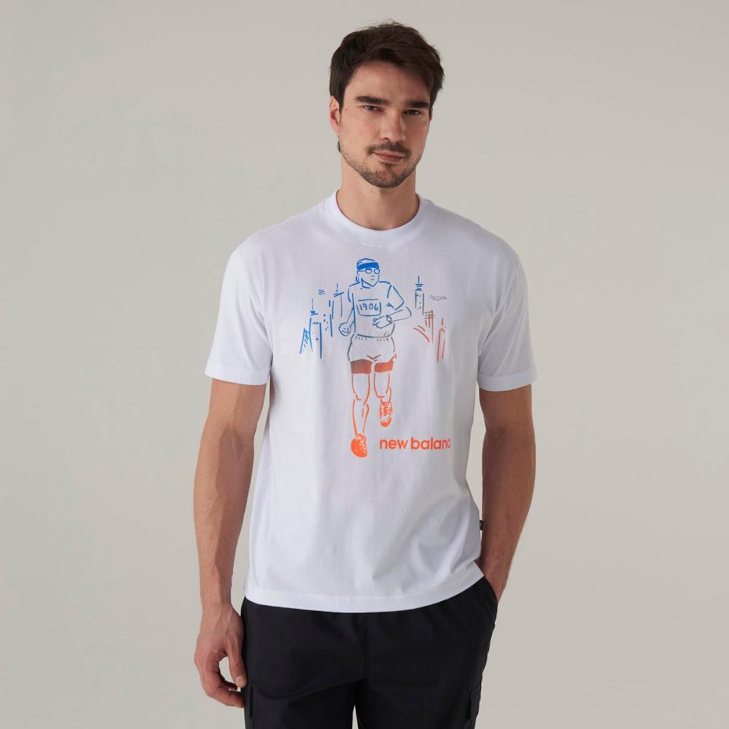 Camiseta New Balance Before And After Masculina - Foto 1