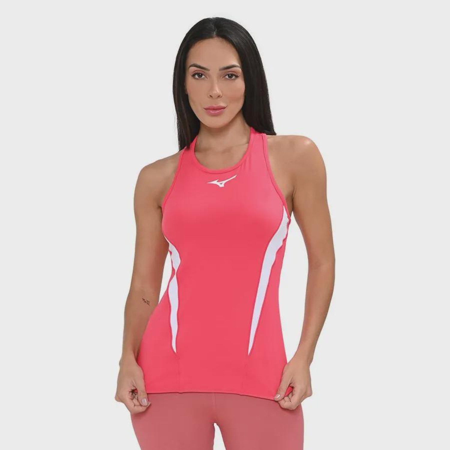 Regata de Tennis Mizuno Printed Tank Feminino - Foto 1