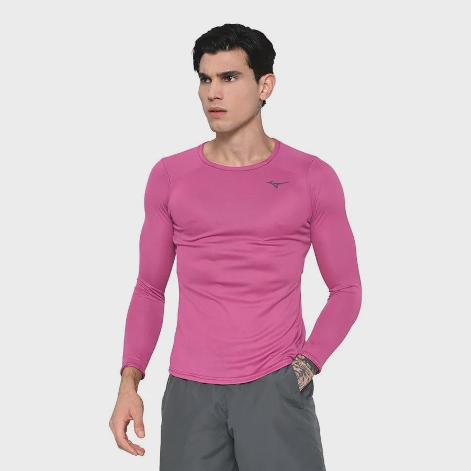 Camiseta de Treino Mizuno Two Loops 8 Masculino - Foto 1