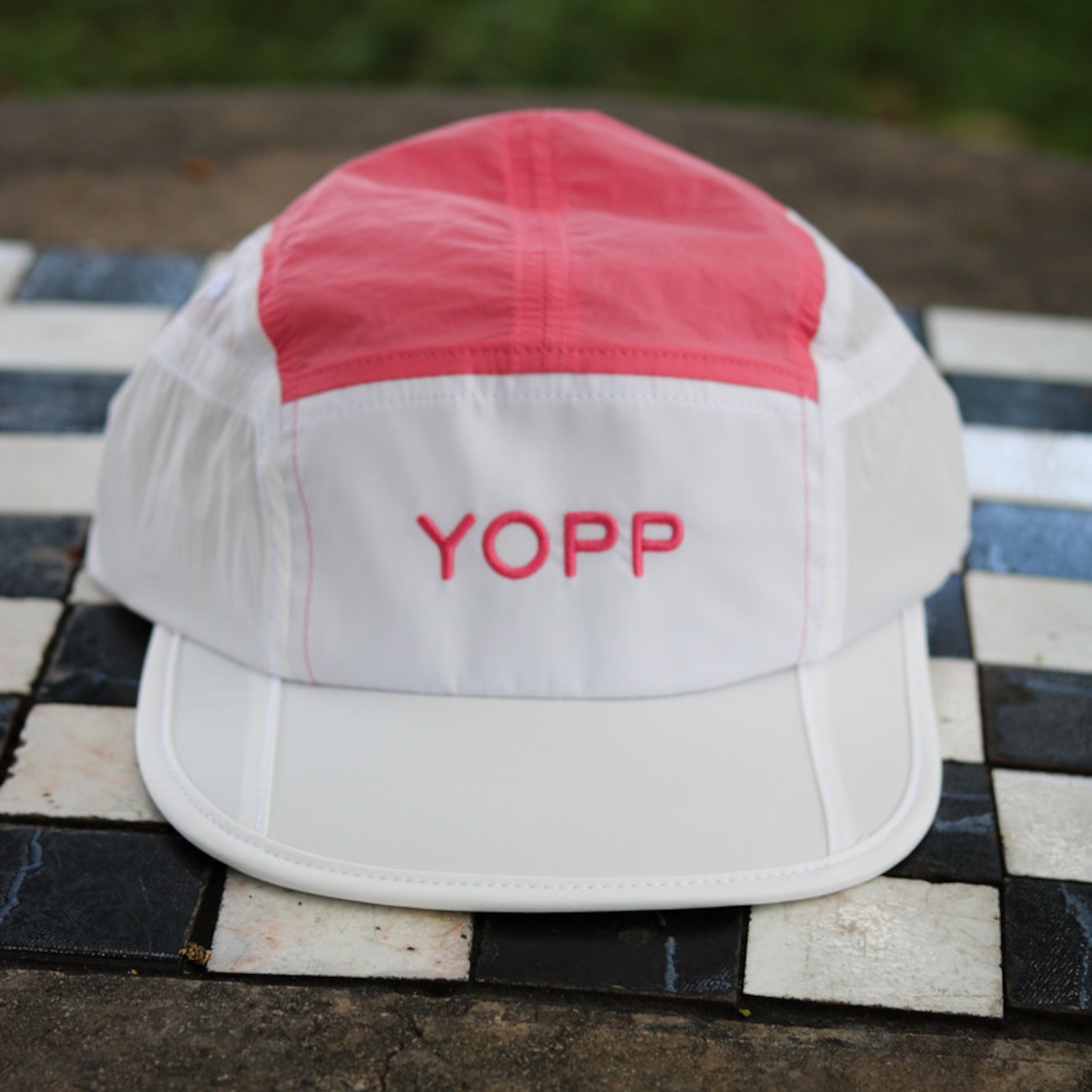 Boné Unissex Esportivo Yopp Ultraleve 5 Panel Aba Reta - Foto 2