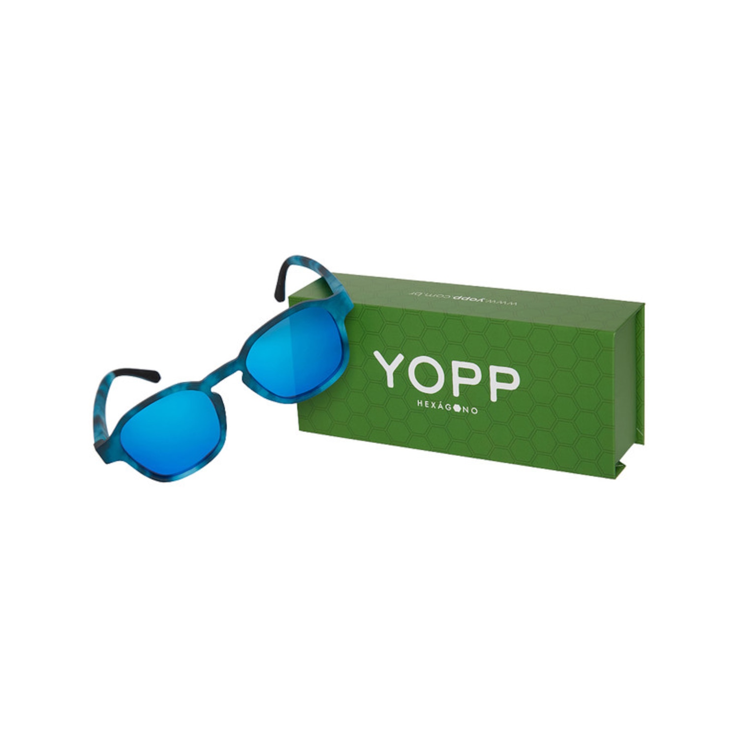 Óculos de Sol Yopp Esportivo e Casual Polarizado Uv400 Brota - Foto 1