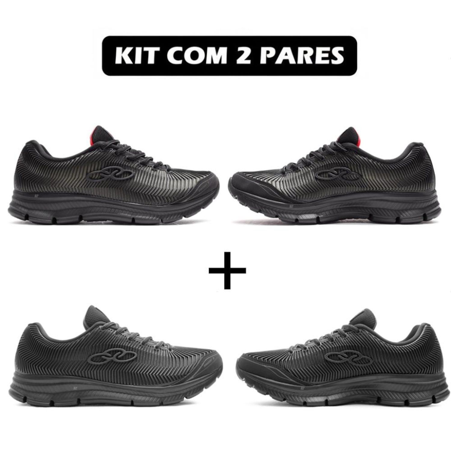 Kit 2 Pares de Tênis Olympikus Proof 3 Masculino - Foto 1
