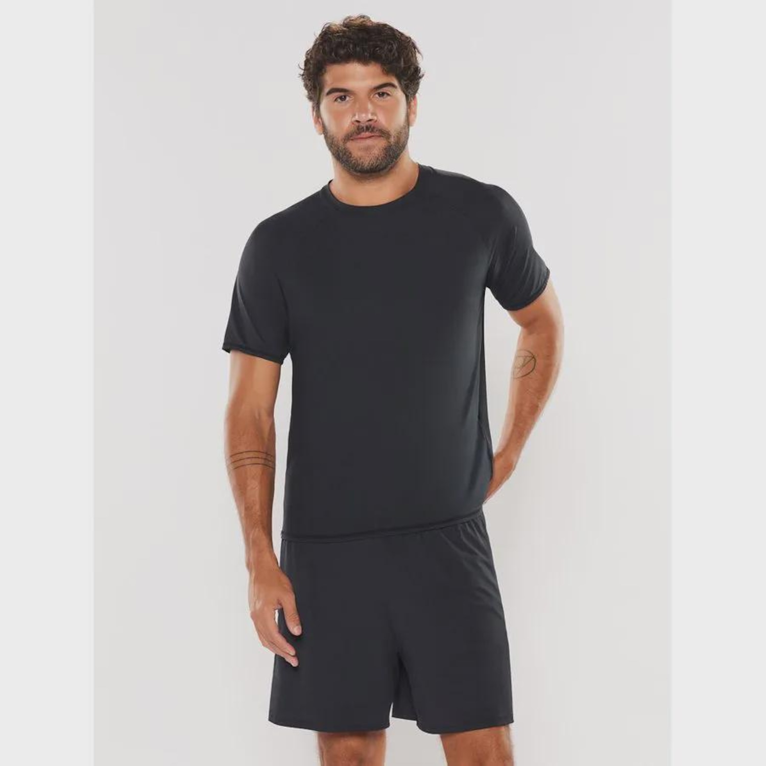Camiseta Manga Curta Bodyforsure Lisa Move Masculina - Foto 1
