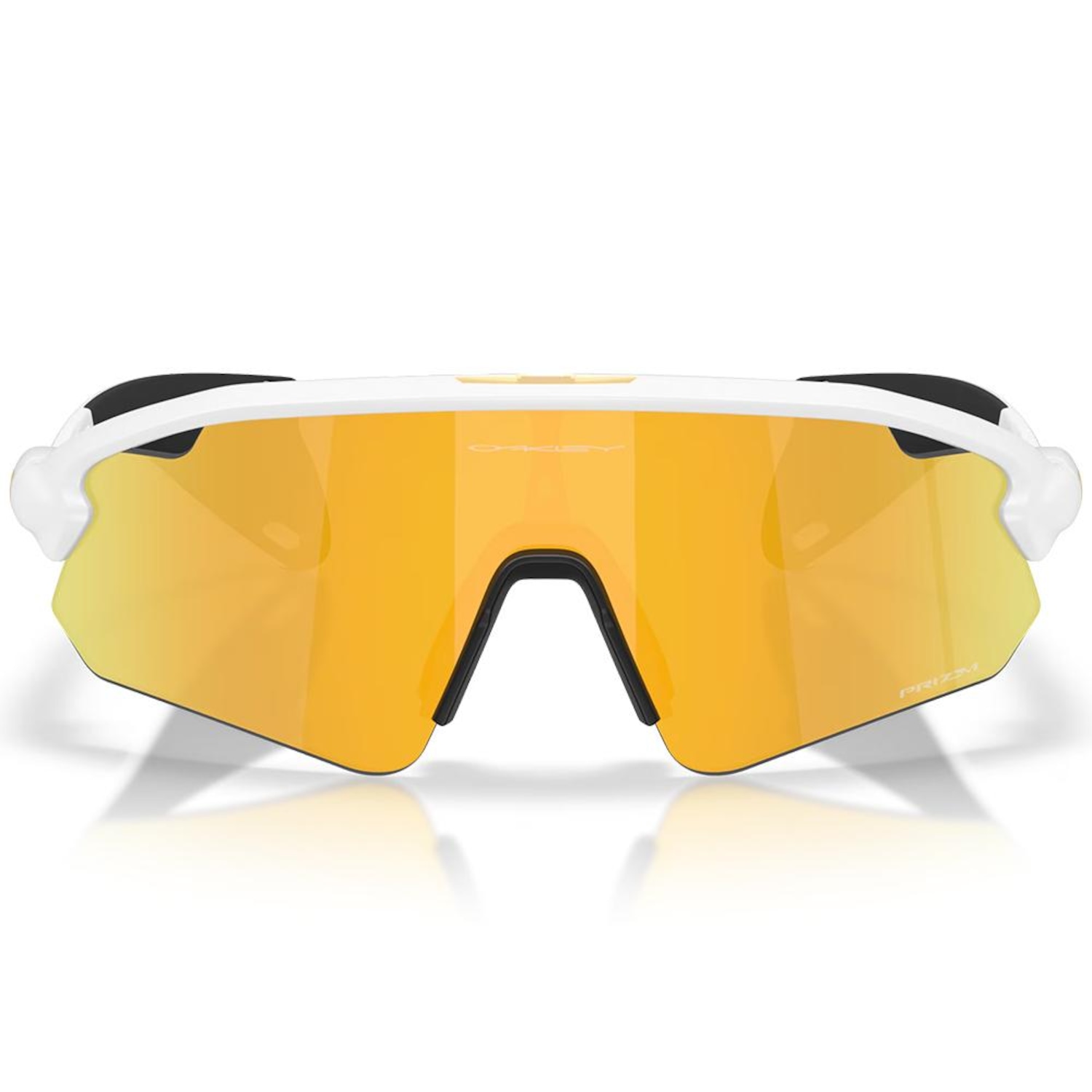 Óculos de Sol Oakley Stunt Devil A Matte White Prizm 24K - Foto 3