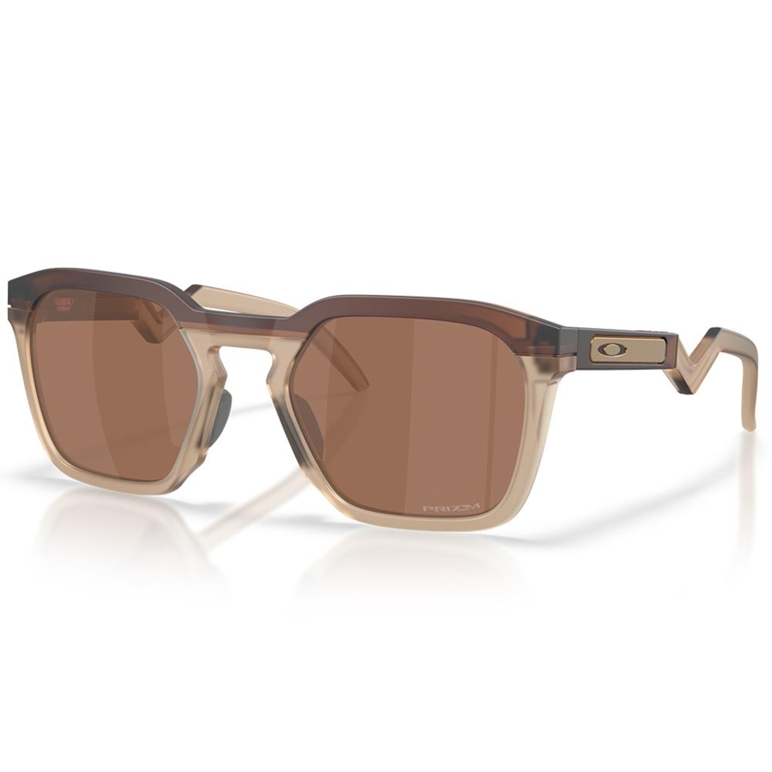 Óculos de Sol Oakley HSTN SQ Matte Rootbeer Prizm Tungsten - Foto 1