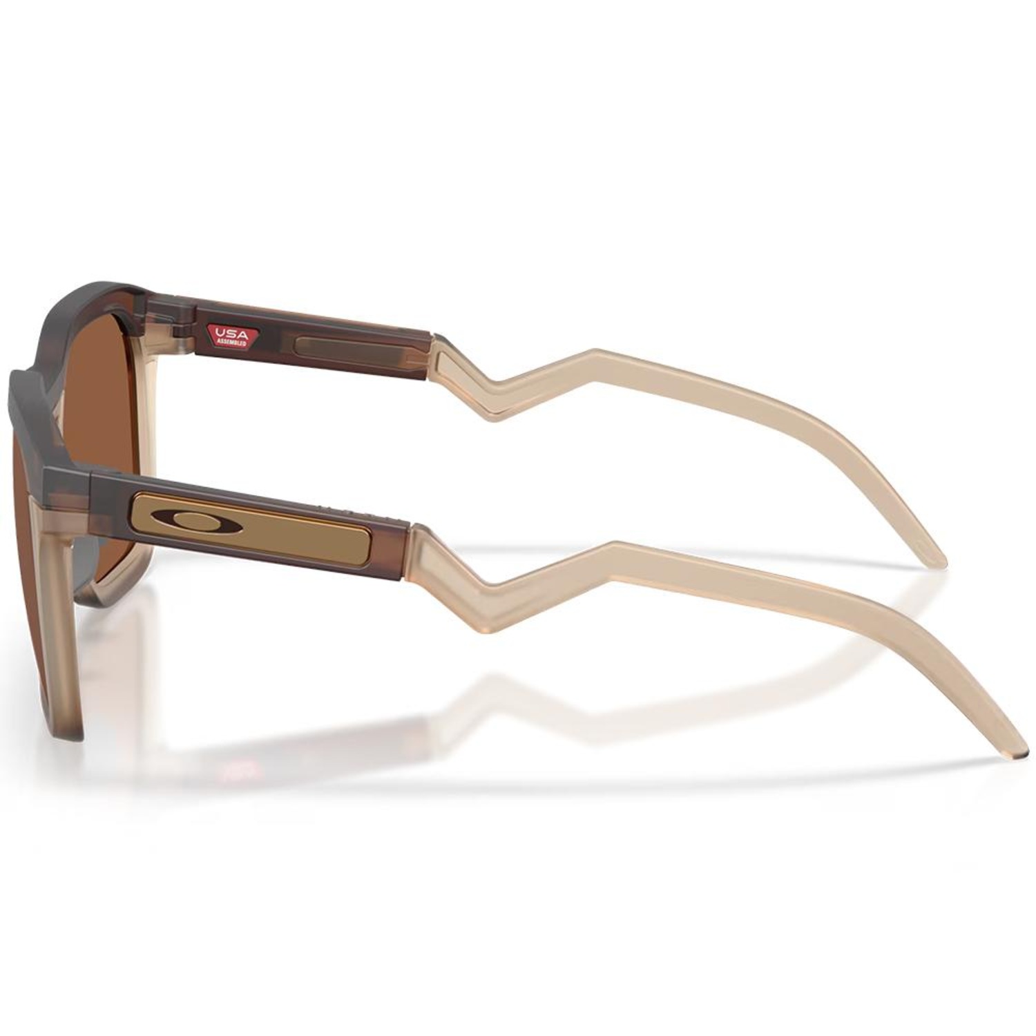 Óculos de Sol Oakley HSTN SQ Matte Rootbeer Prizm Tungsten - Foto 2