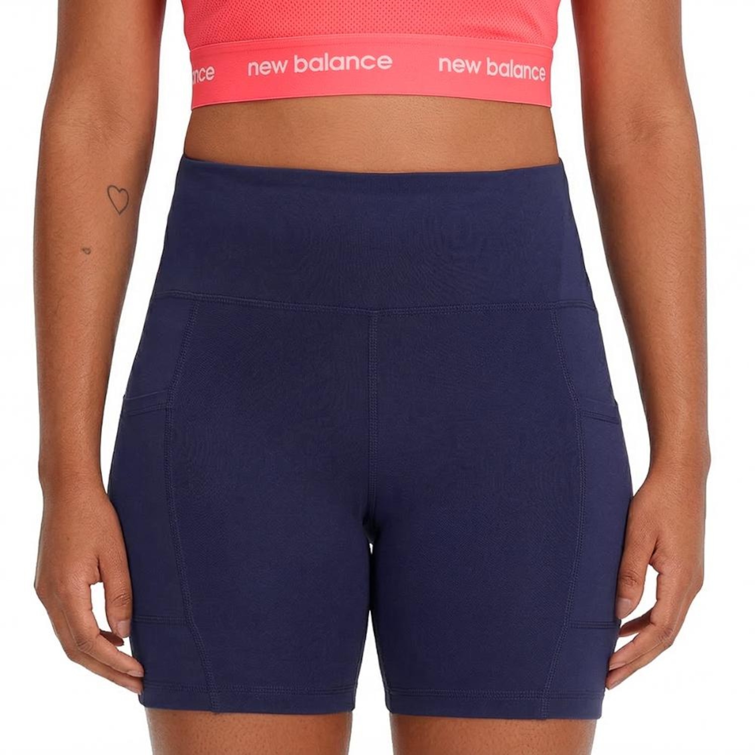 Bermuda New Balance RC Elite Storage 6 Feminina - Foto 1