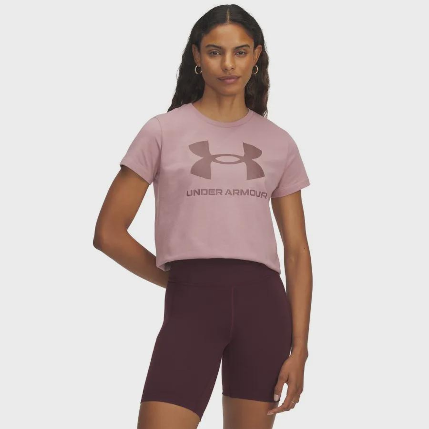 Camiseta de Treino Under Armour Rival Logo Feminina - Foto 1