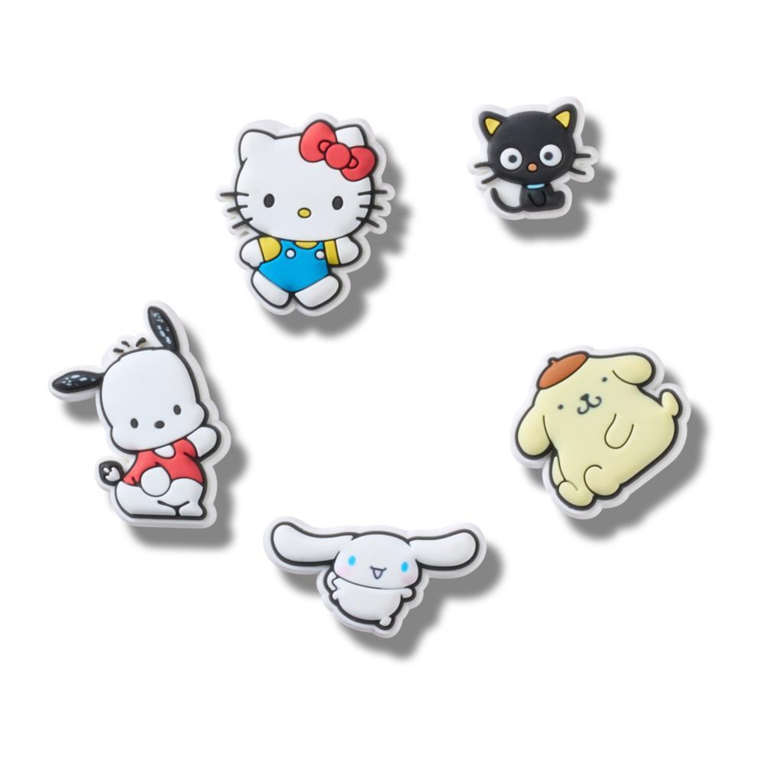 Kit Jibbitz™ Crocs Hello Kitty Friends Pack com 5 Peças - Foto 1