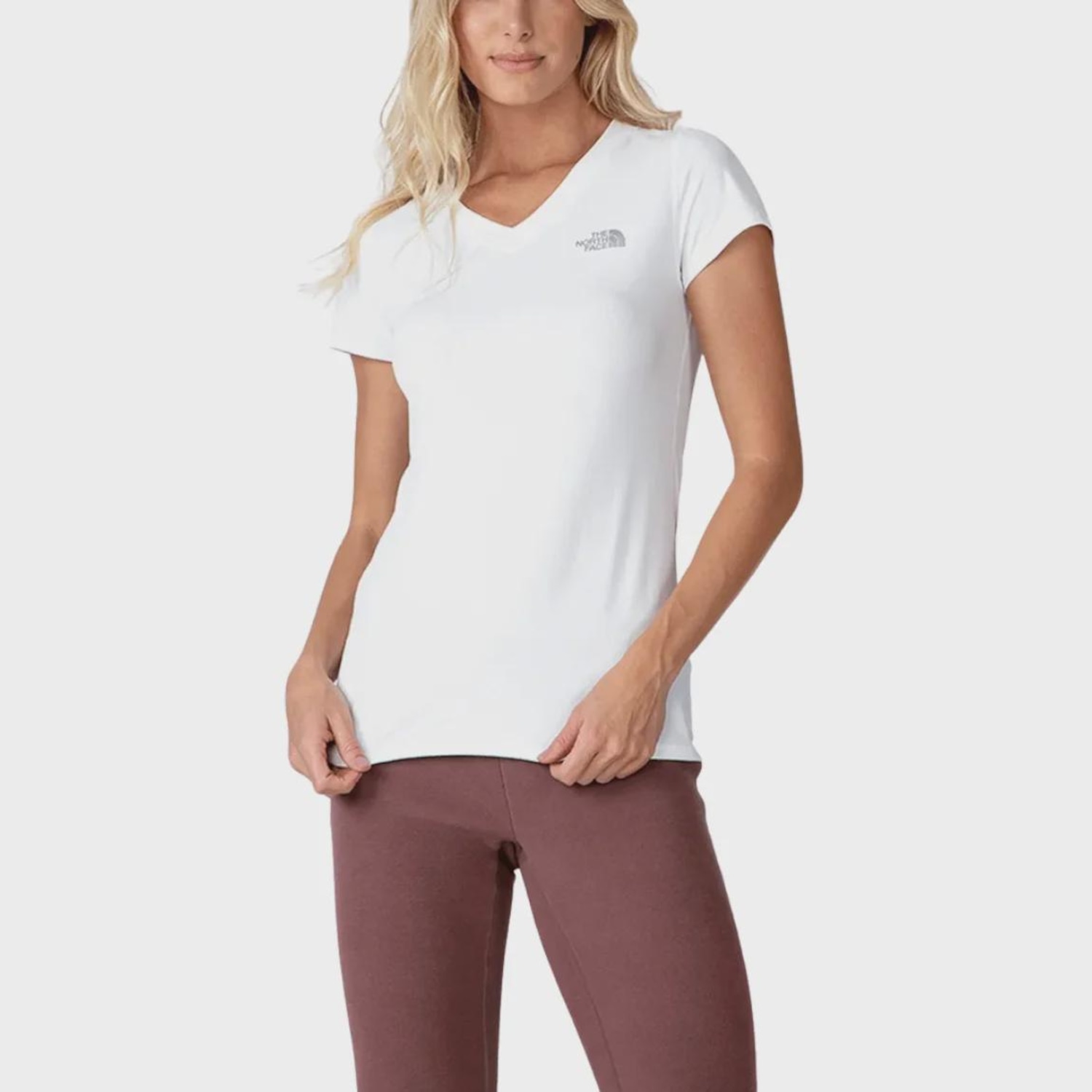 Camiseta The North Face Hyper Tee V Neck Feminina - Foto 1