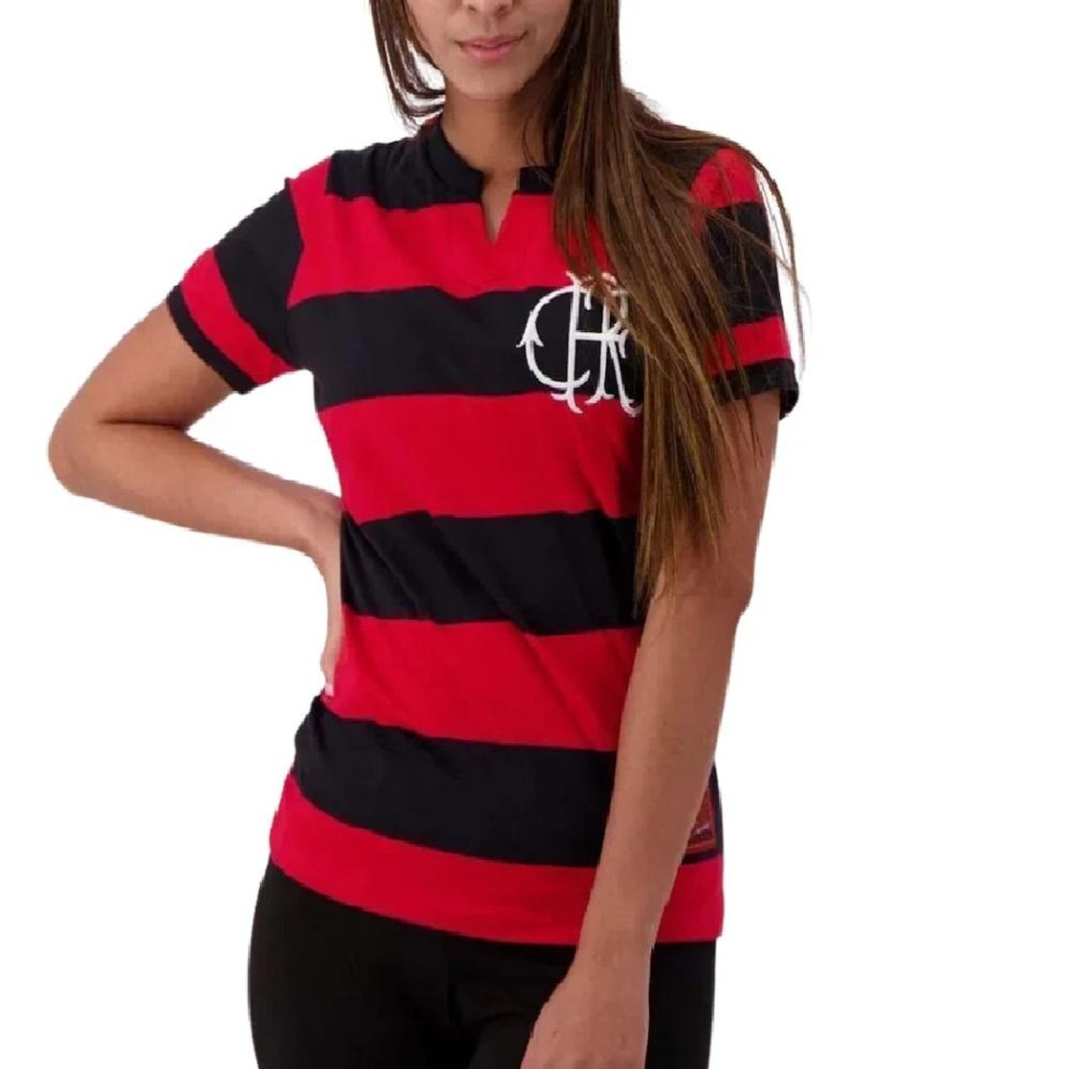 Camisa Do Flamengo 1979 Retrô Feminina - Foto 1