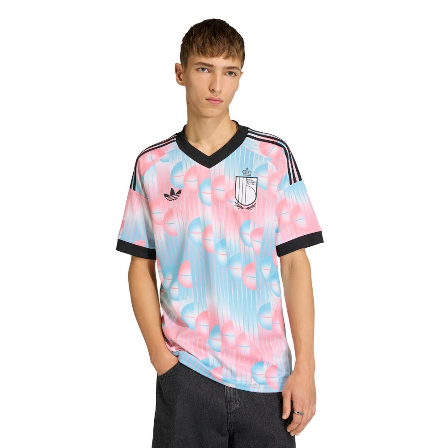 Camisa Bélgica II 26/27 adidas Masculina - Foto 1