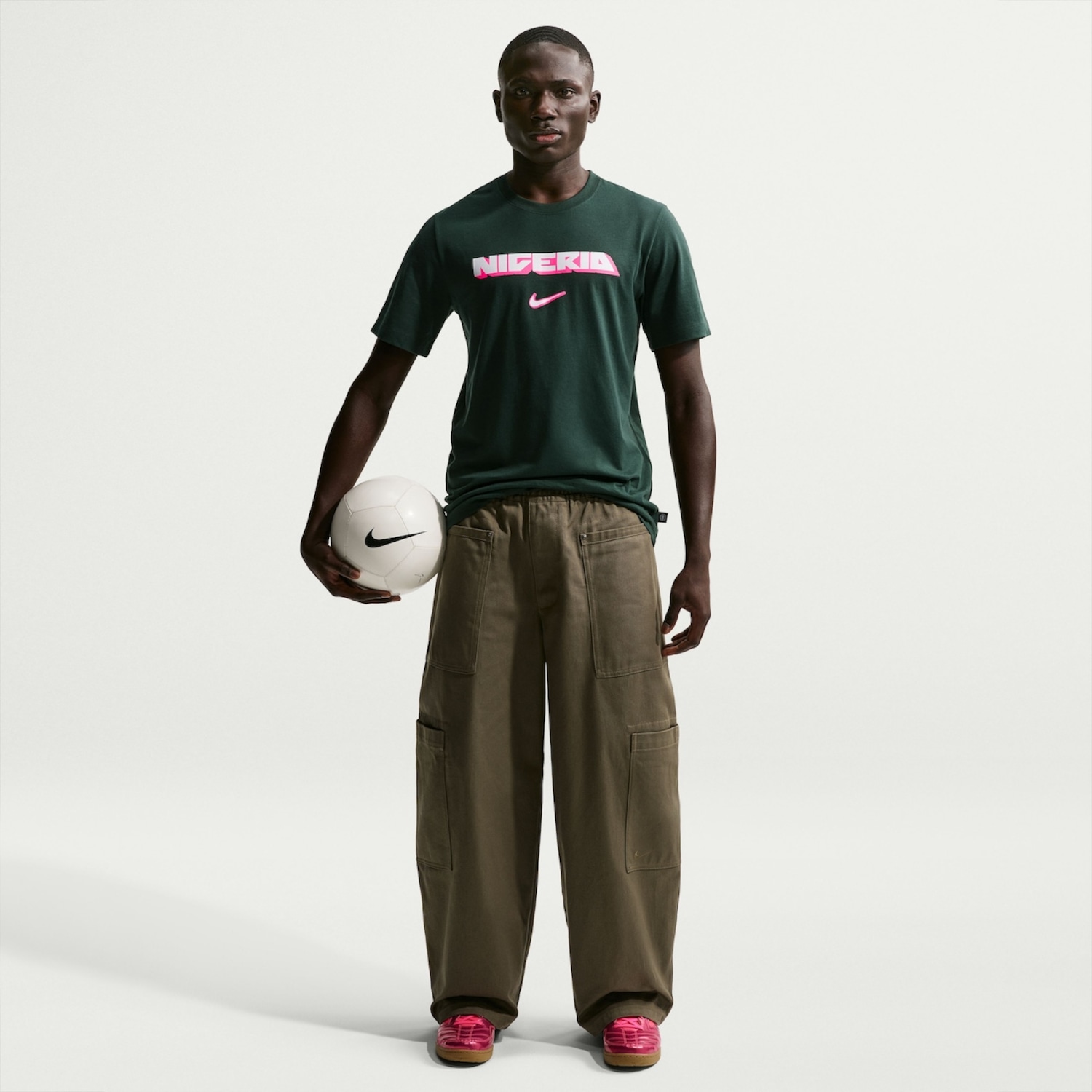 Camiseta da Nigéria Nike Wordmark Masculina - Foto 3