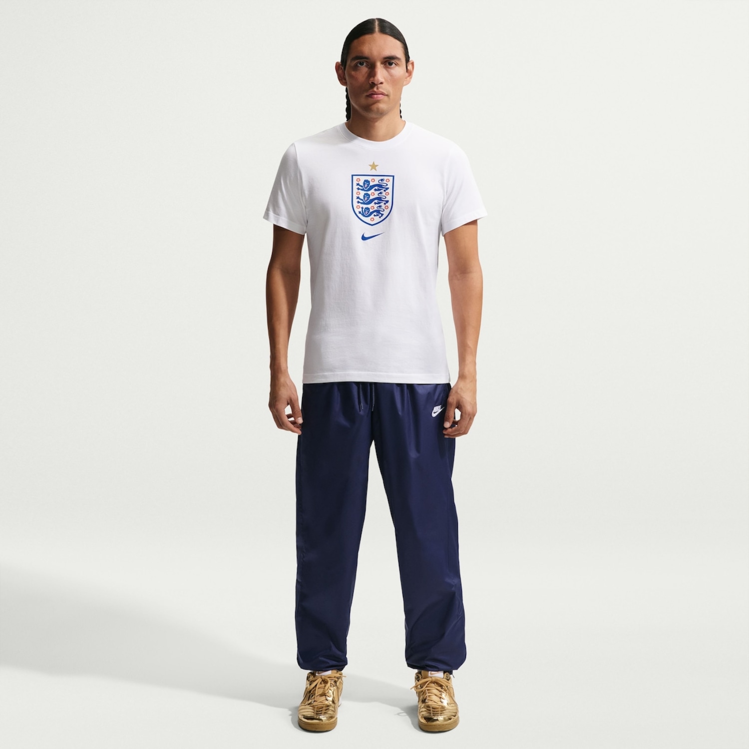 Camiseta da Inglaterra Nike Crest Masculina - Foto 3