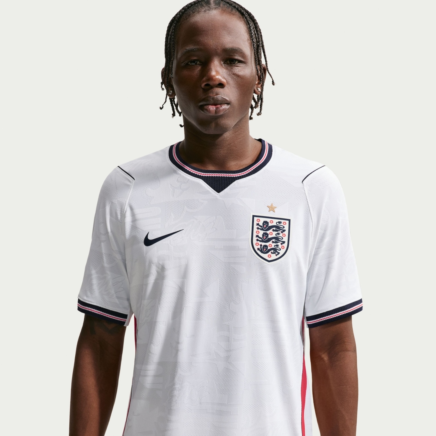 Camisa Inglaterra I 26/27 Jogador Nike Masculina - Foto 1