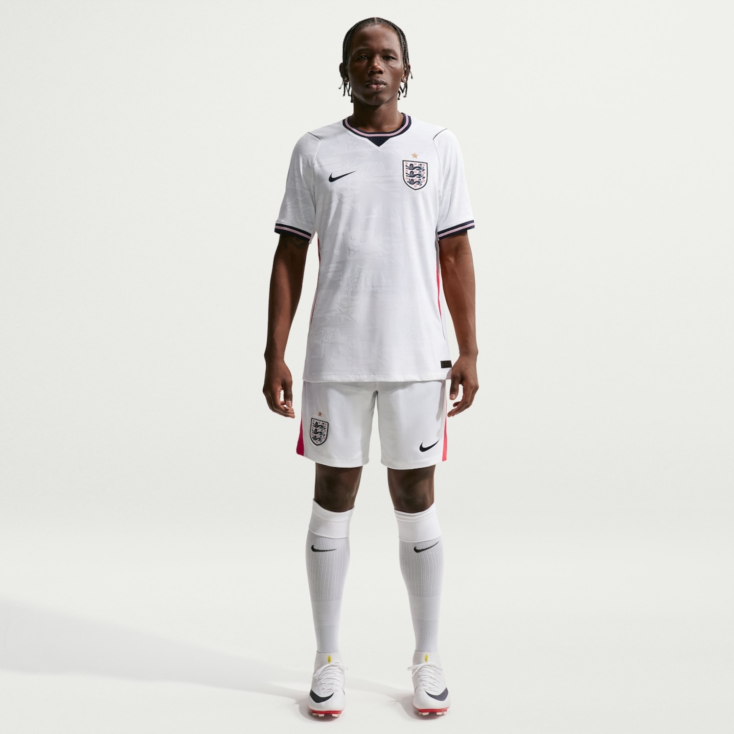 Camisa Inglaterra I 26/27 Jogador Nike Masculina - Foto 3