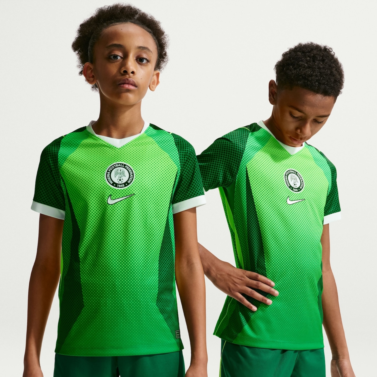 Camisa Nigéria I 26/27 Torcedor Pro Nike Infantil - Foto 1