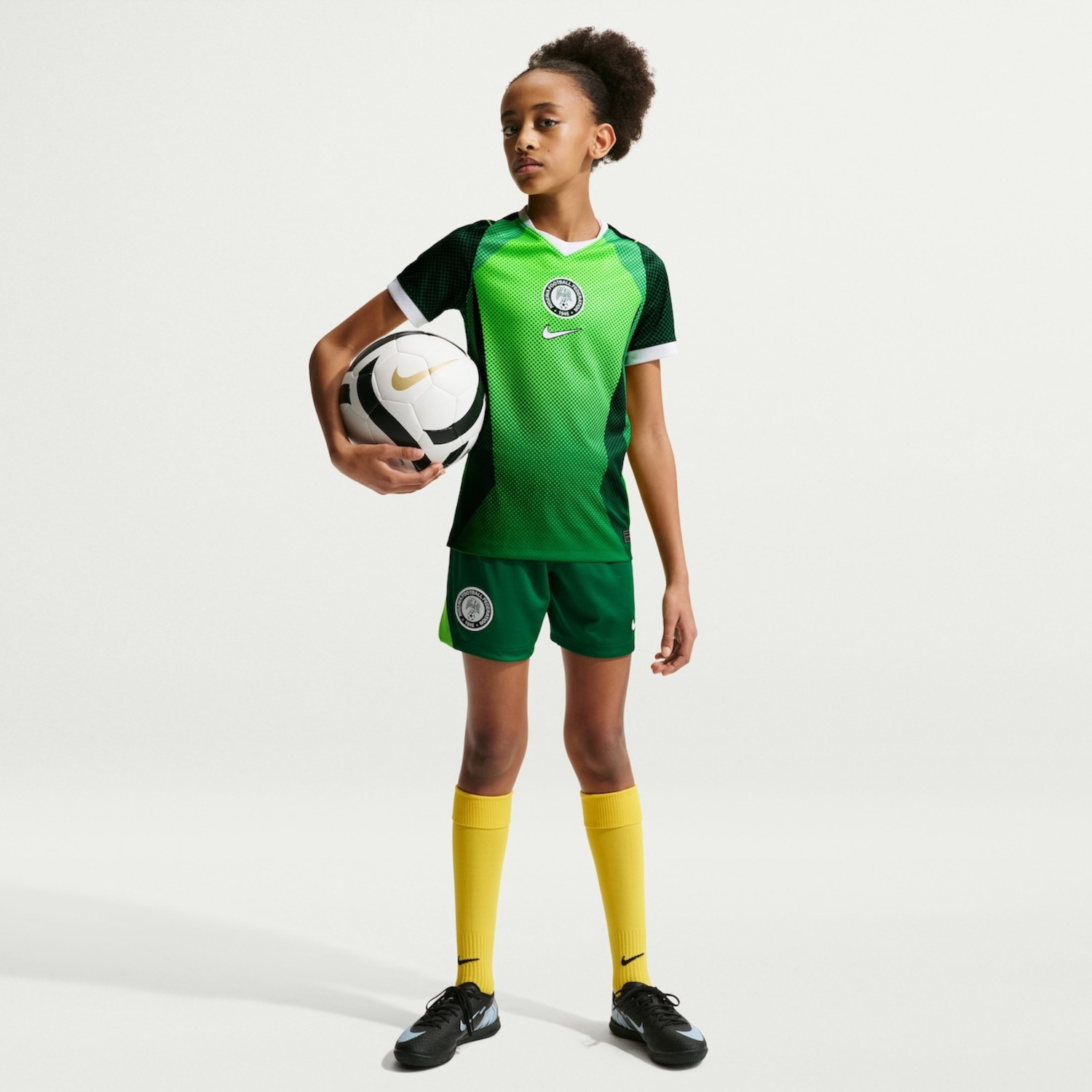 Camisa Nigéria I 26/27 Torcedor Pro Nike Infantil - Foto 4
