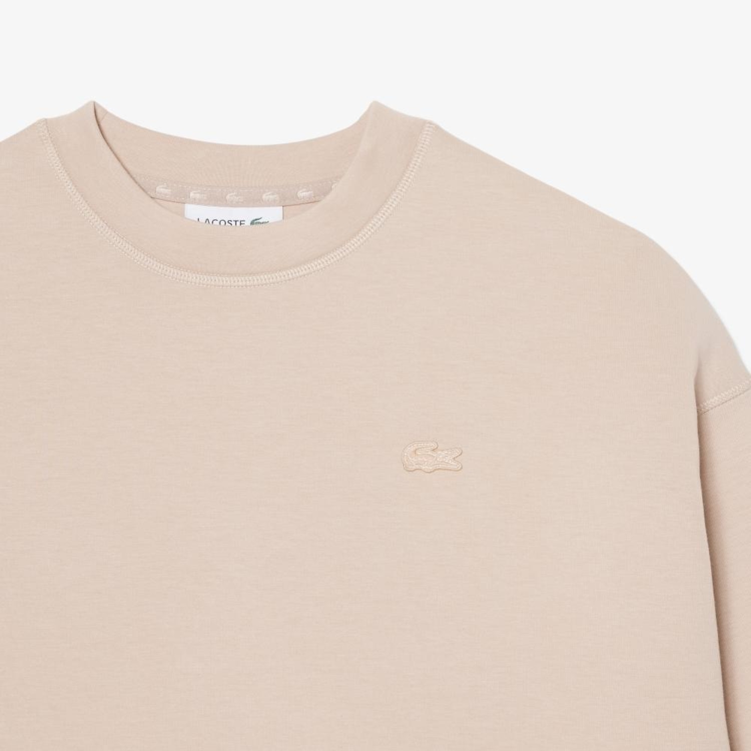 Moletom Oversized em Malha Double Face Lacoste Feminino - Foto 4