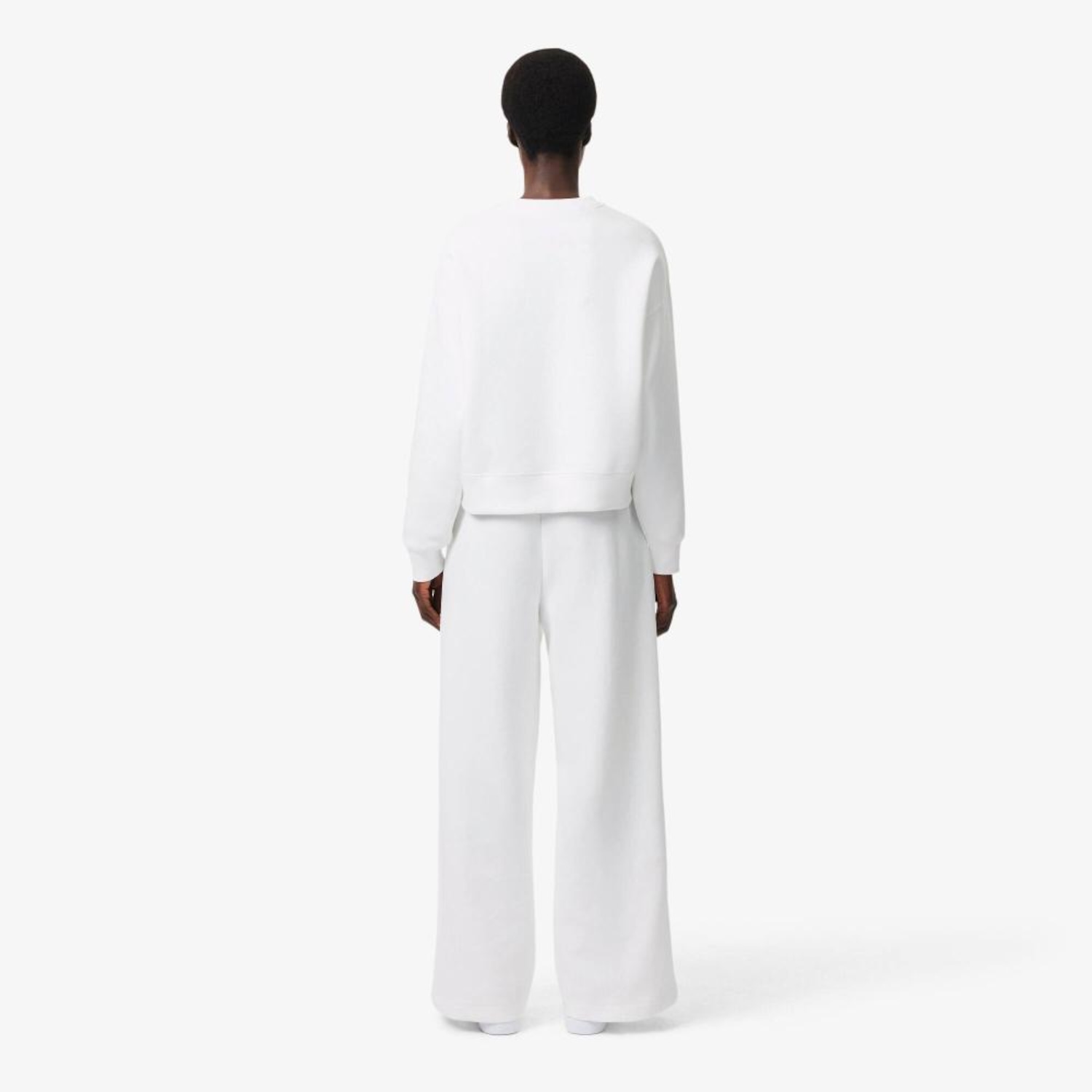 Calças de Moletom em malha com Modelagem Ampla Lacoste Feminina - Foto 4
