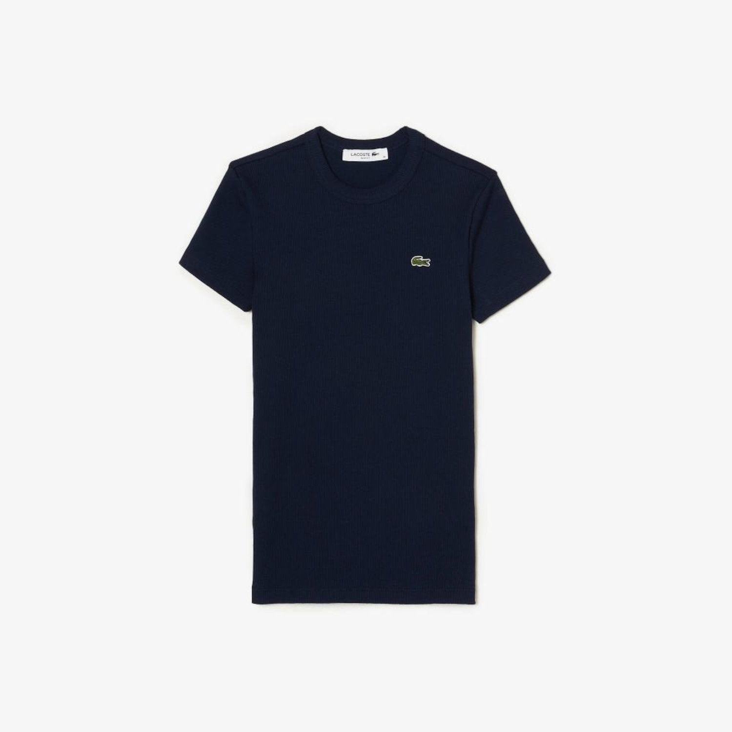 Camiseta de Algodão Canelada com Caimento Ajustado - Foto 1