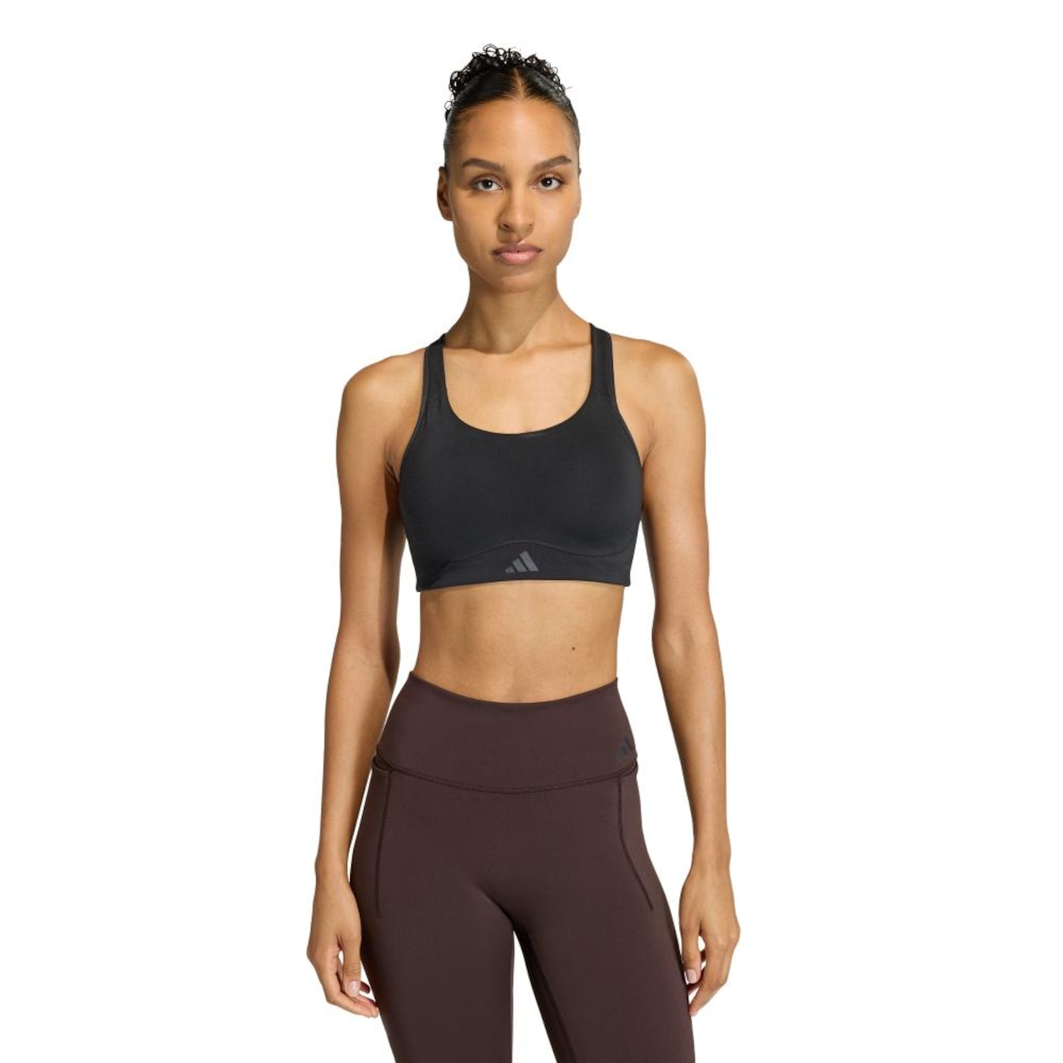 Top adidas Optime High Support Feminino - Foto 1