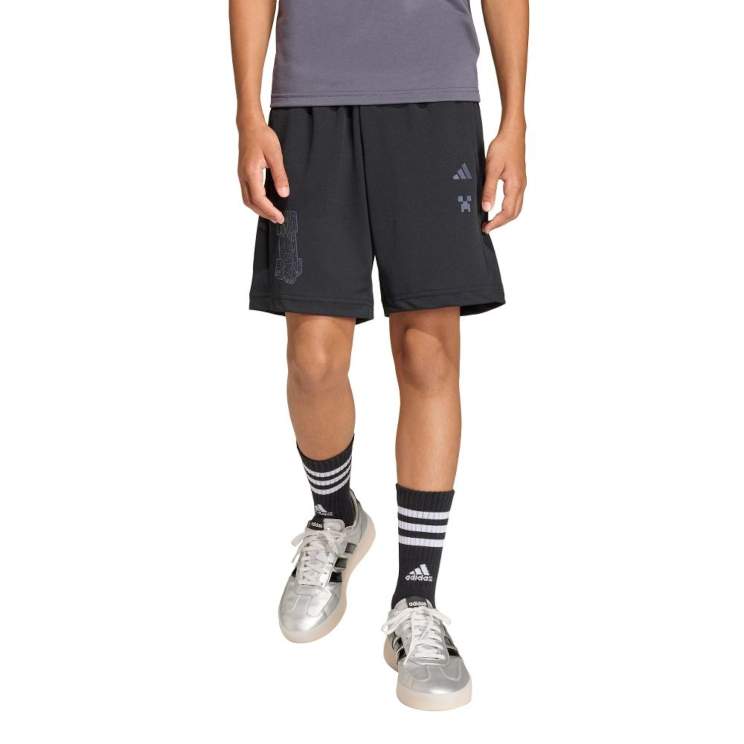 Short Infantil Adidas Minecraft - Foto 1