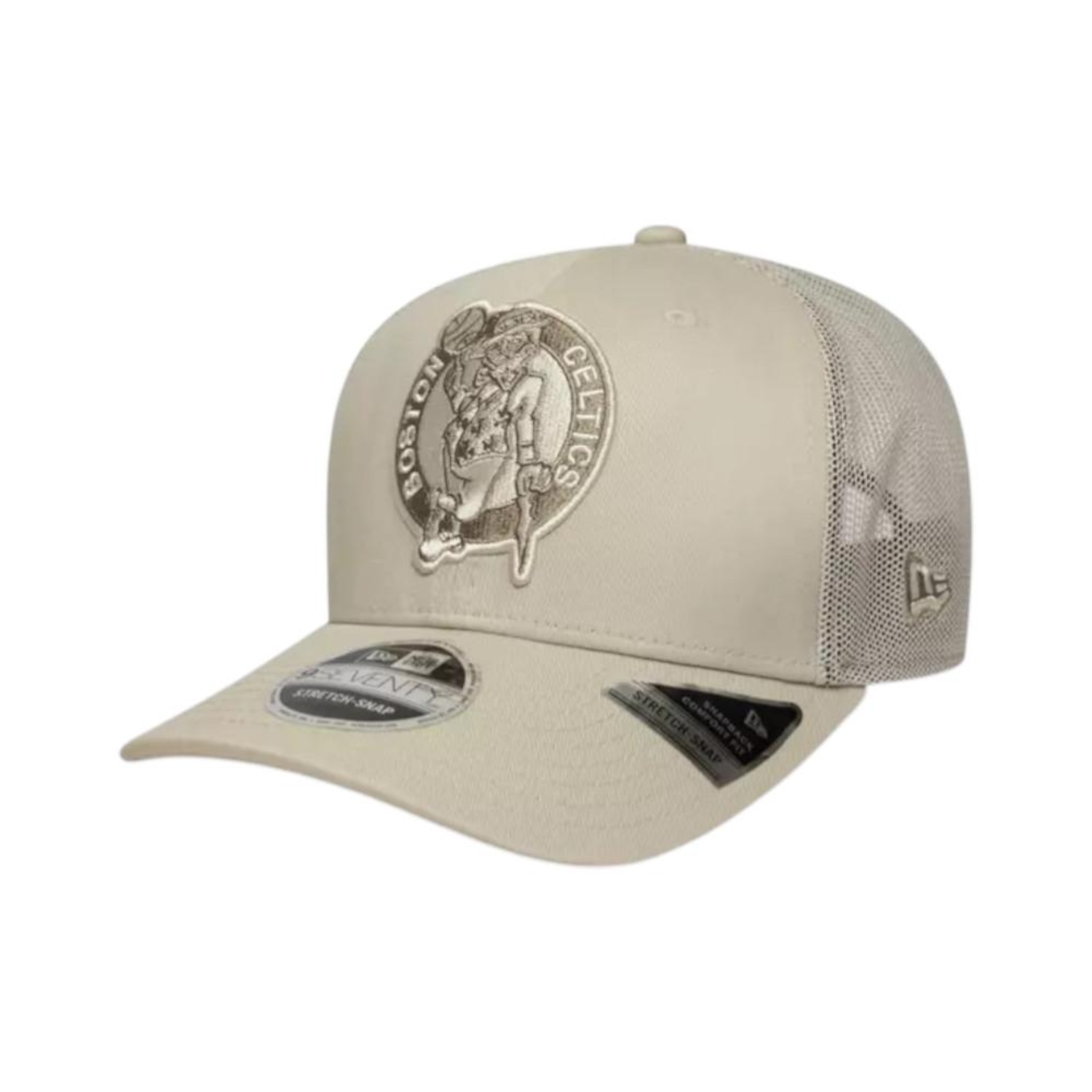 Boné Masculino New Era Tonal 970SS Boston Celtics Aba Curva - Foto 1