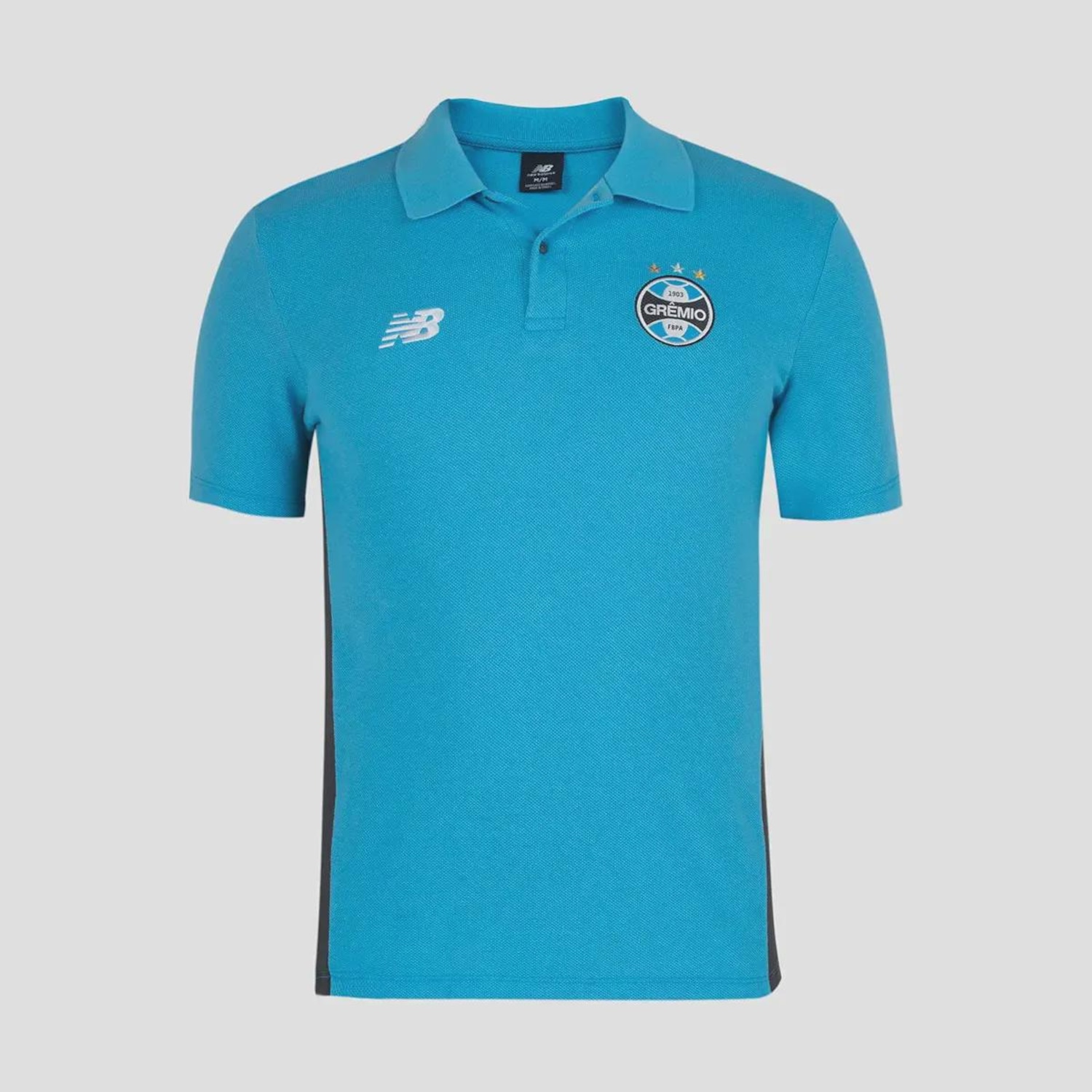 Camisa Polo Grêmio Viagem 2026 New Balance Masculina - Foto 1