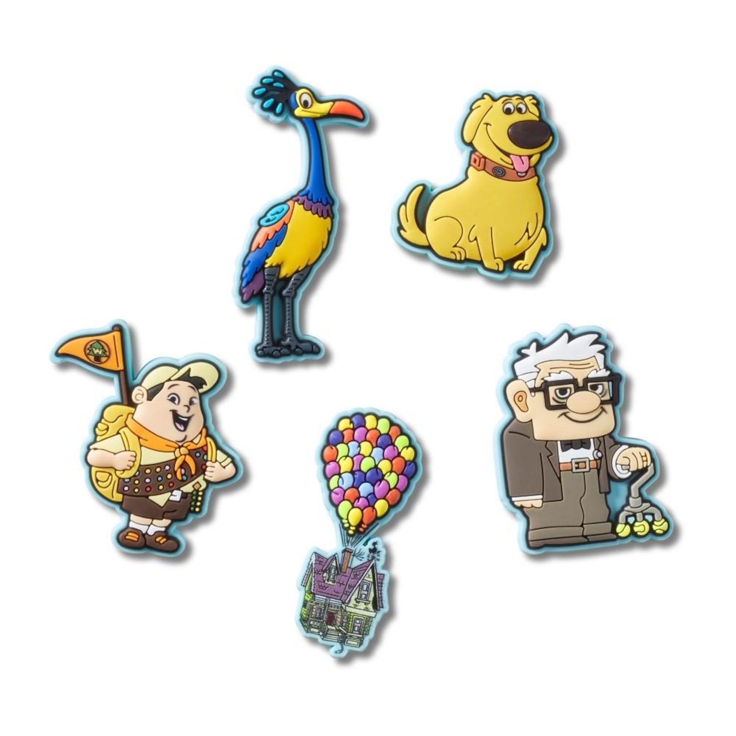 Kit Jibbitz™ Crocs Pixar Up Altas Aventuras Pack com 5 Peças - Foto 1