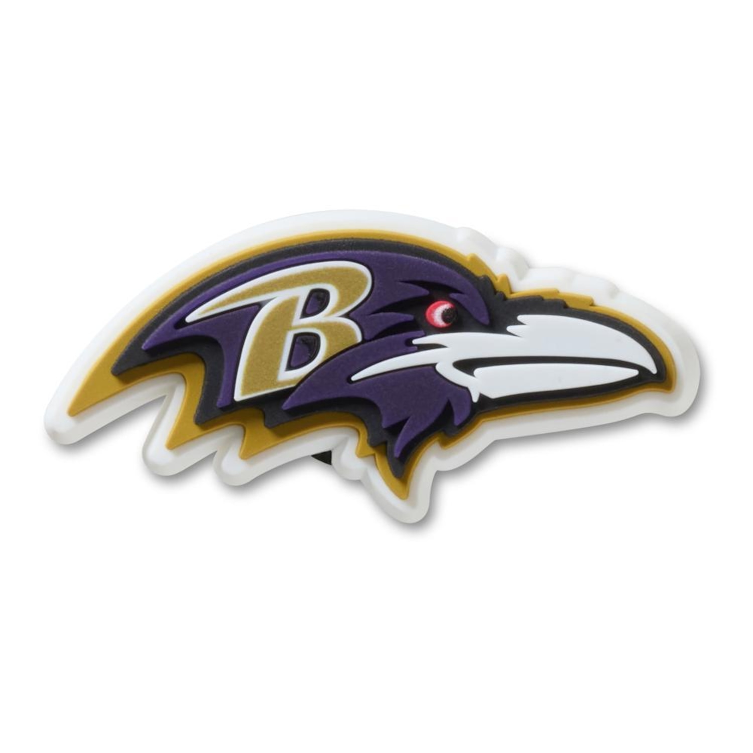 Jibbitz™ Crocs NFL Baltimore Ravens Logo - Foto 1
